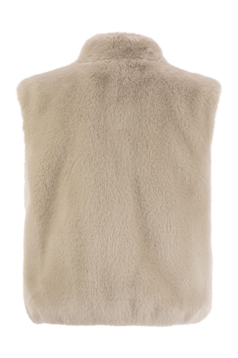 HERNO Faux Fur Waistcoat for Women