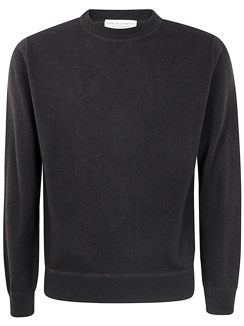 FILIPPO DE LAURENTIIS Long Sleeves Cashmere Wool Round Neck Sweatshirt