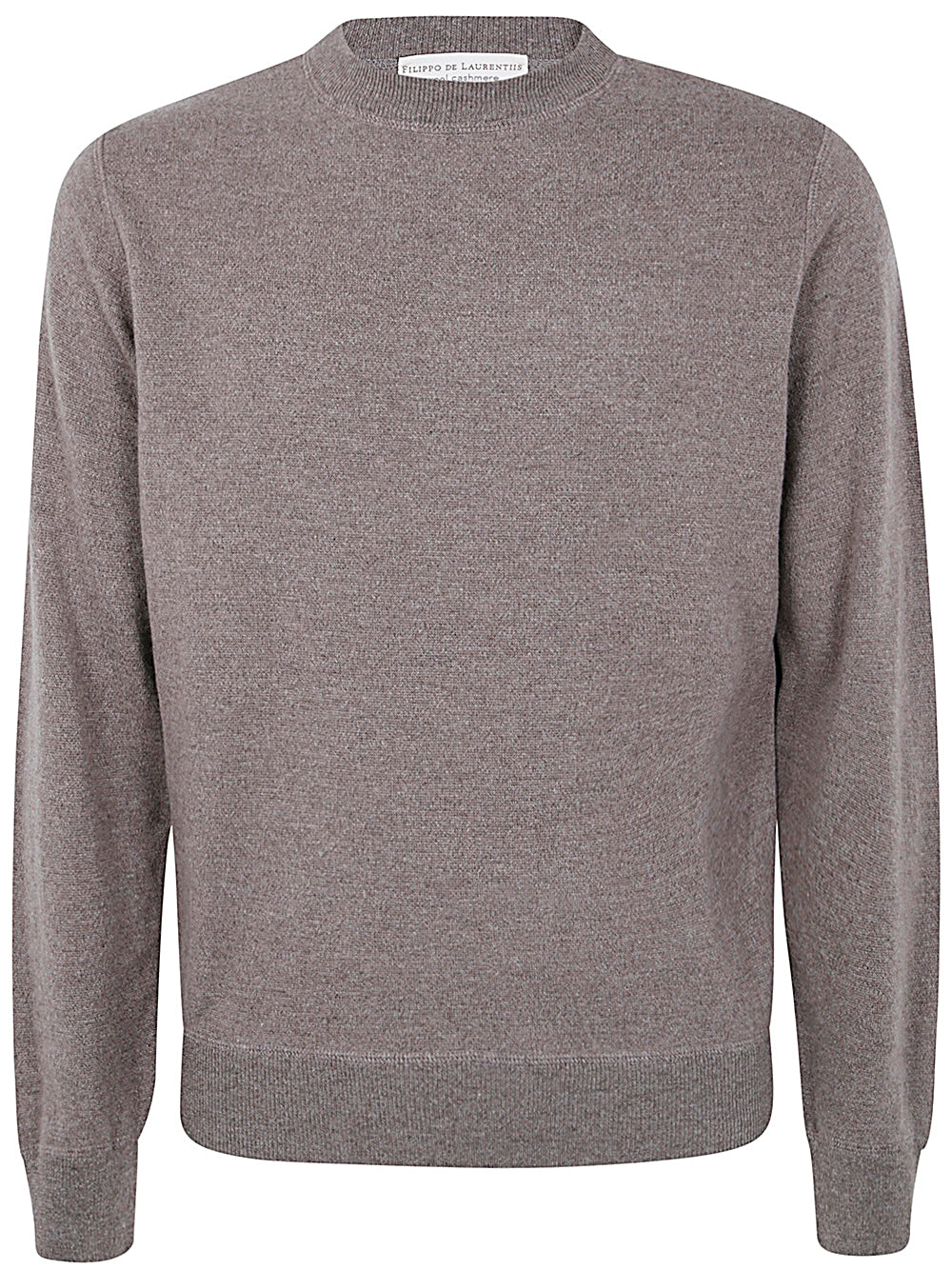 FILIPPO DE LAURENTIIS Long Sleeves Cashmere Wool Round Neck Sweatshirt
