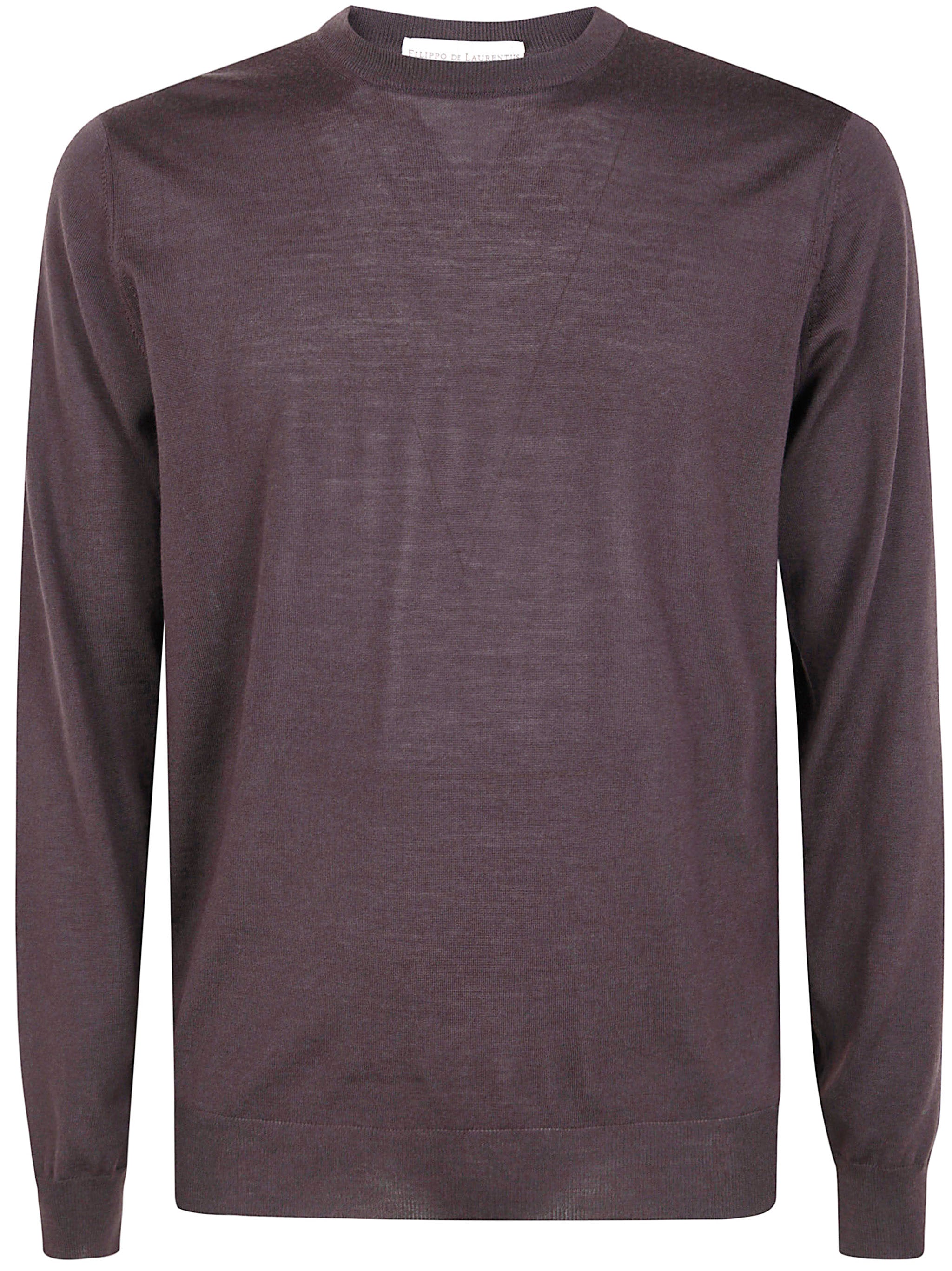 FILIPPO DE LAURENTIIS Crew Neck Sweater for Men - Premium Merino Wool