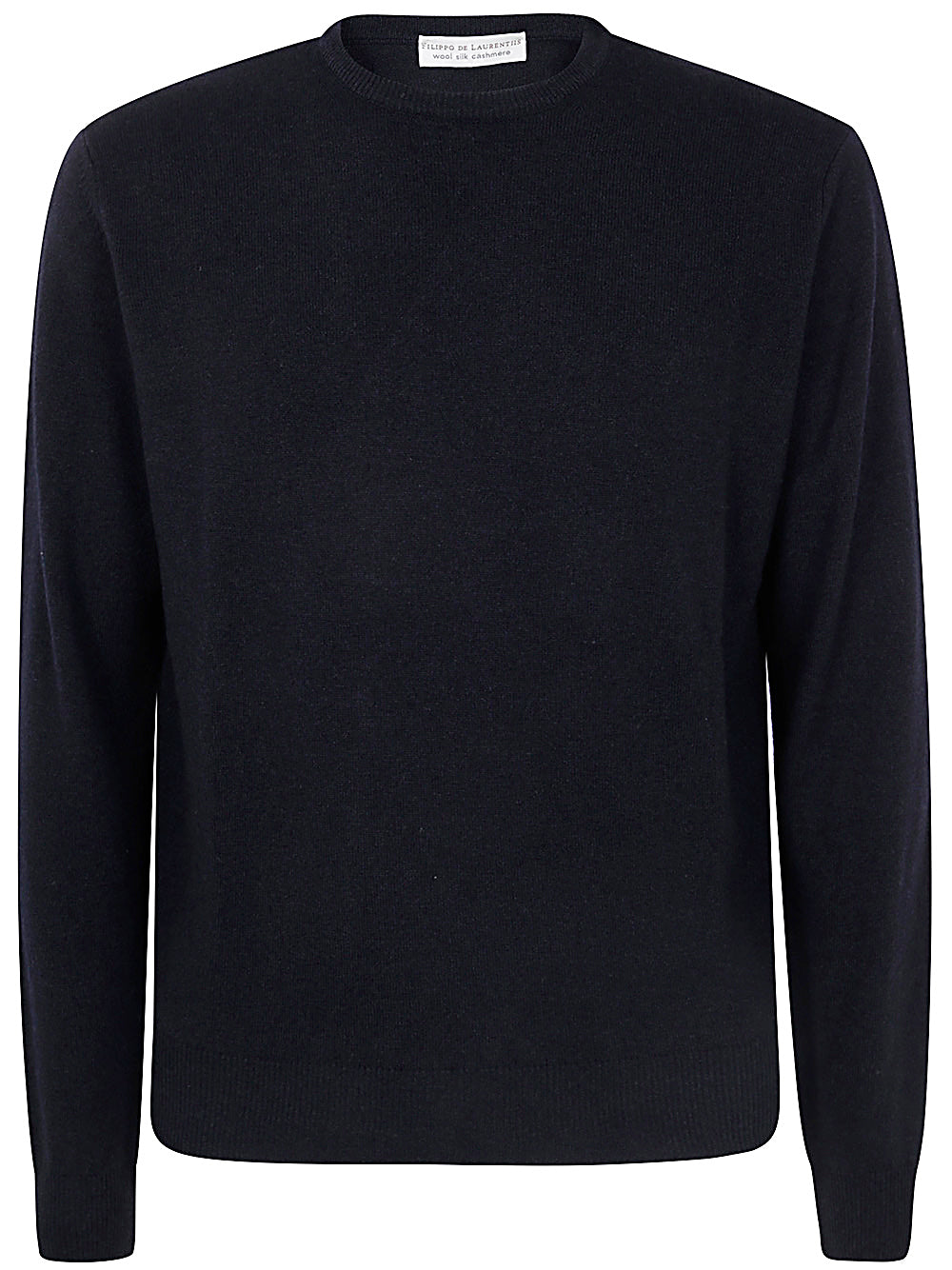 FILIPPO DE LAURENTIIS Long Sleeve Round Neck Knit Sweater