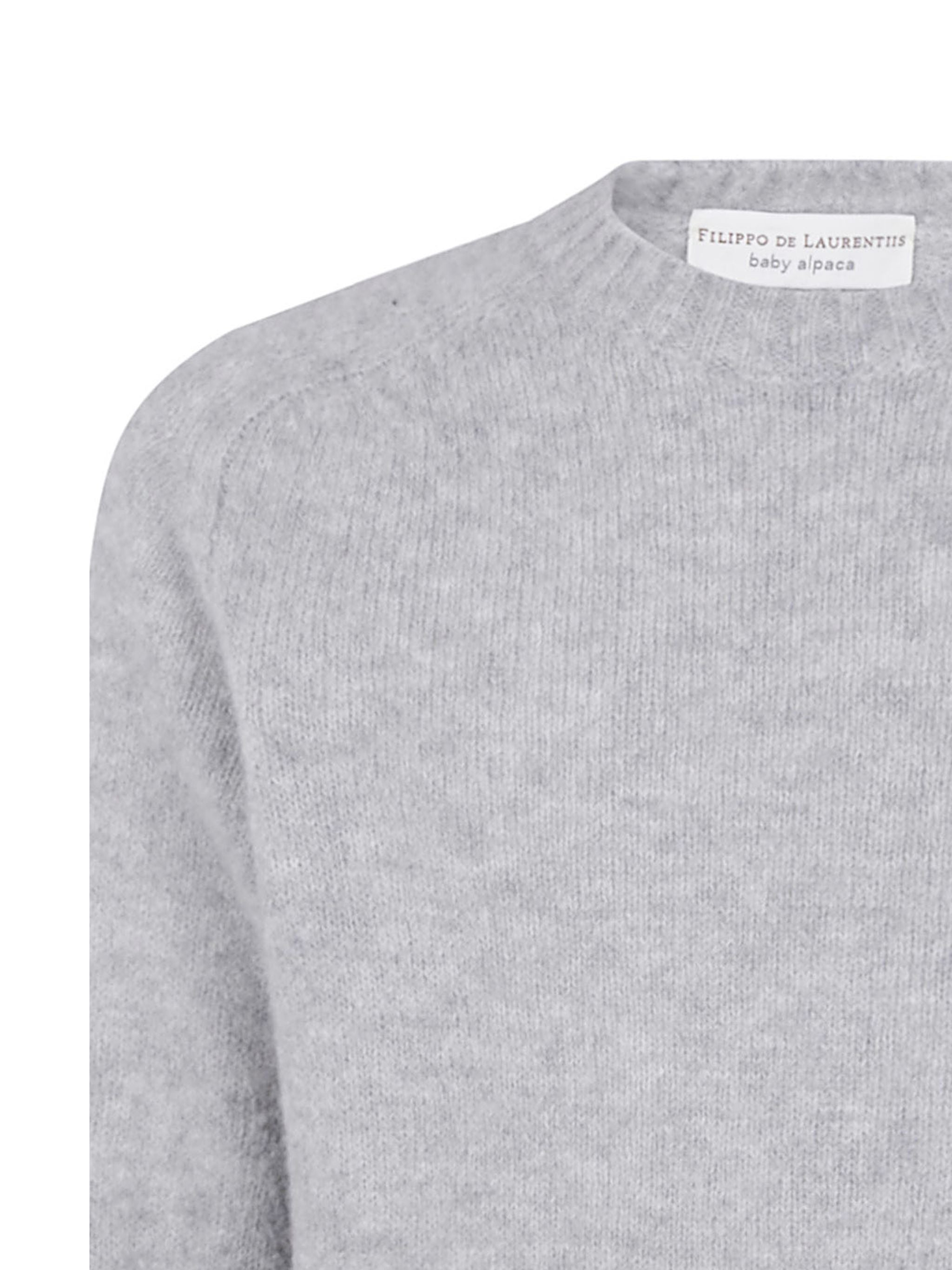 FILIPPO DE LAURENTIIS Raglan Sleeves Round Neck Sweater