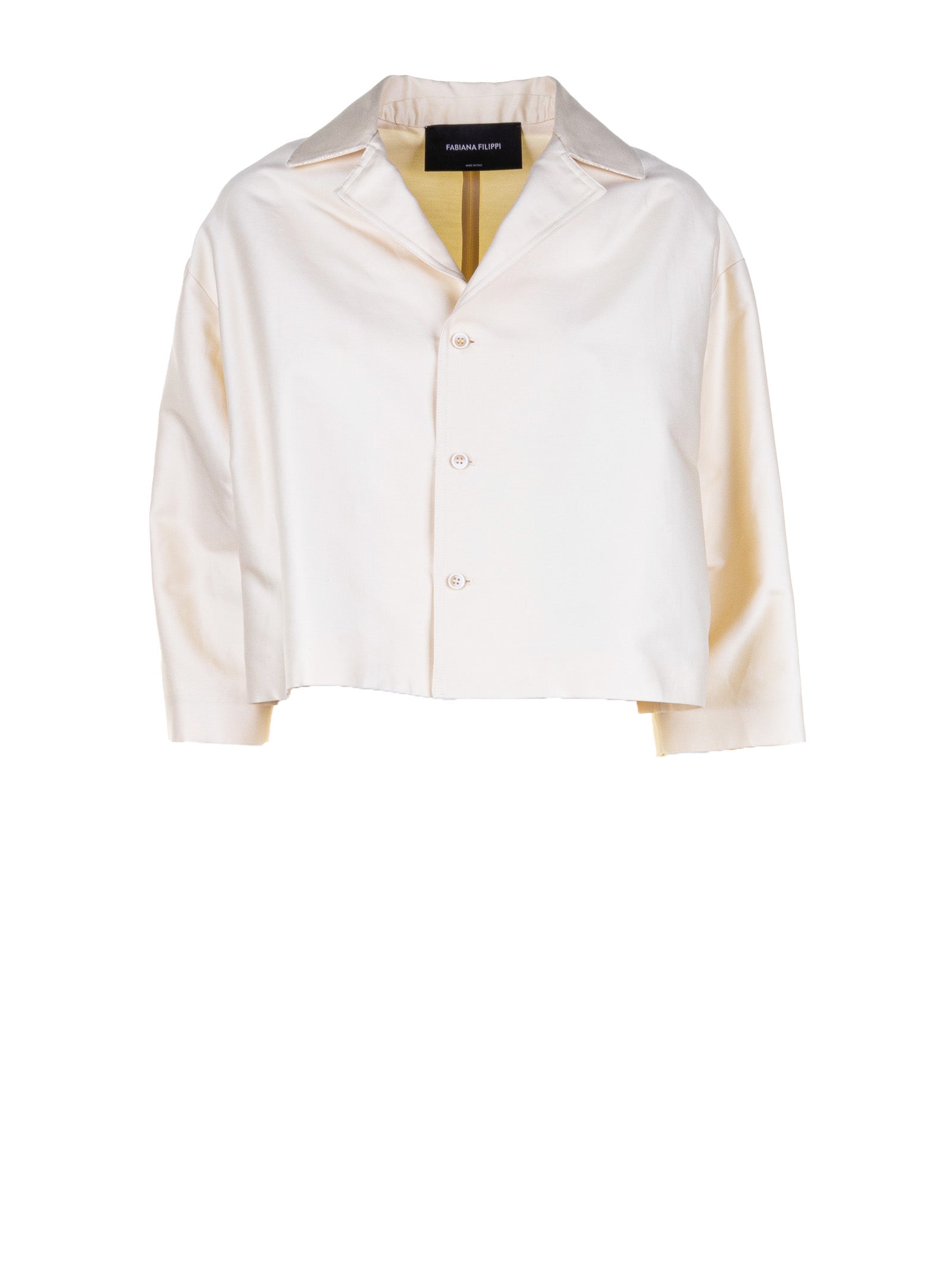 FABIANA FILIPPI Wool and Cotton Jacket for Women - SS25 Collection