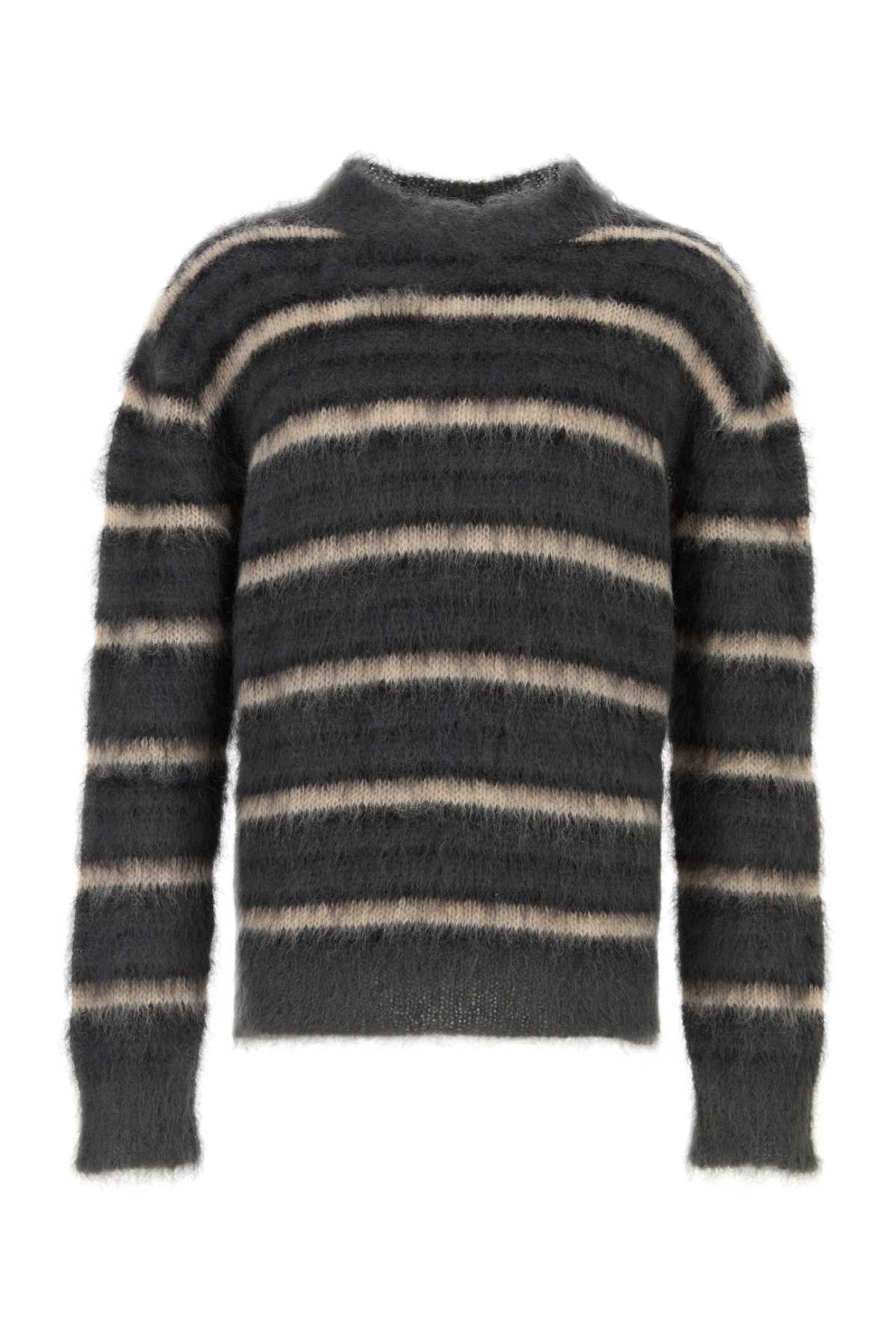 MARNI Embroidered Mohair Blend Sweater for Men - Fall/Winter 2025