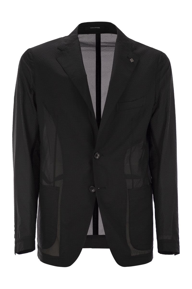 TAGLIATORE Lightweight Technical Fabric Jacket