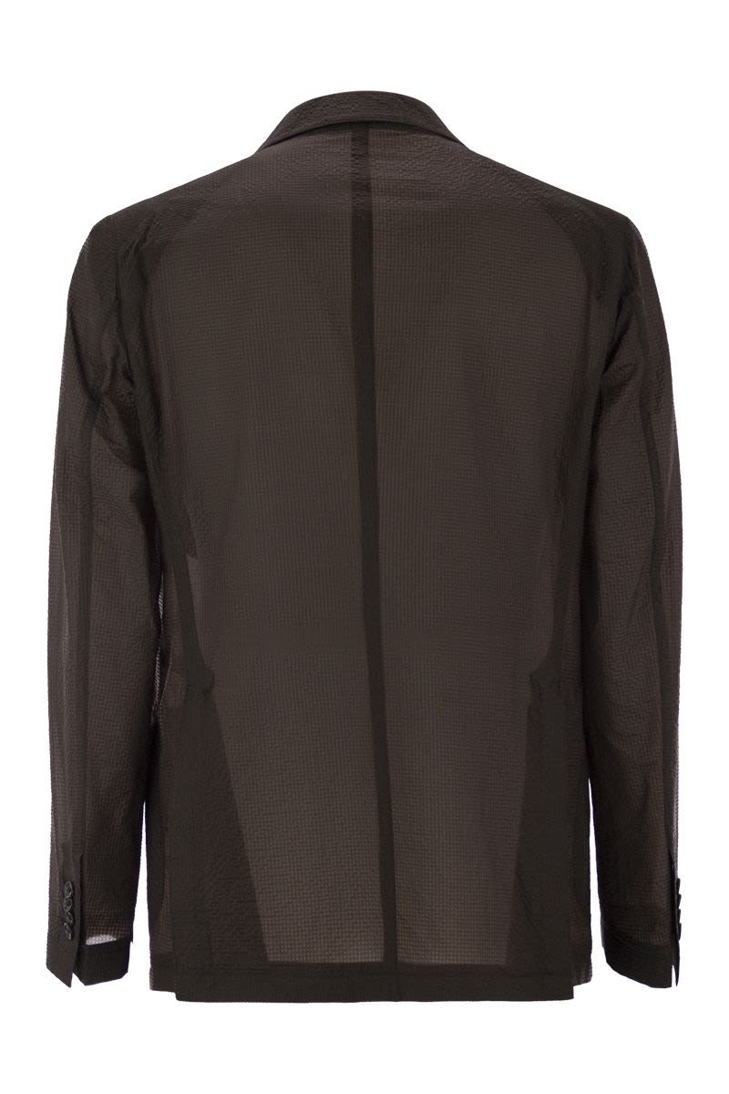 TAGLIATORE Lightweight Technical Fabric Jacket - Two Button Fastening