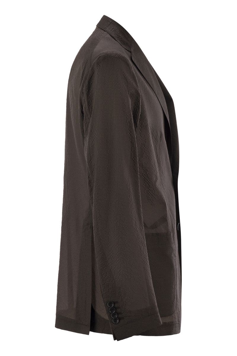 TAGLIATORE Lightweight Technical Fabric Jacket - Two Button Fastening