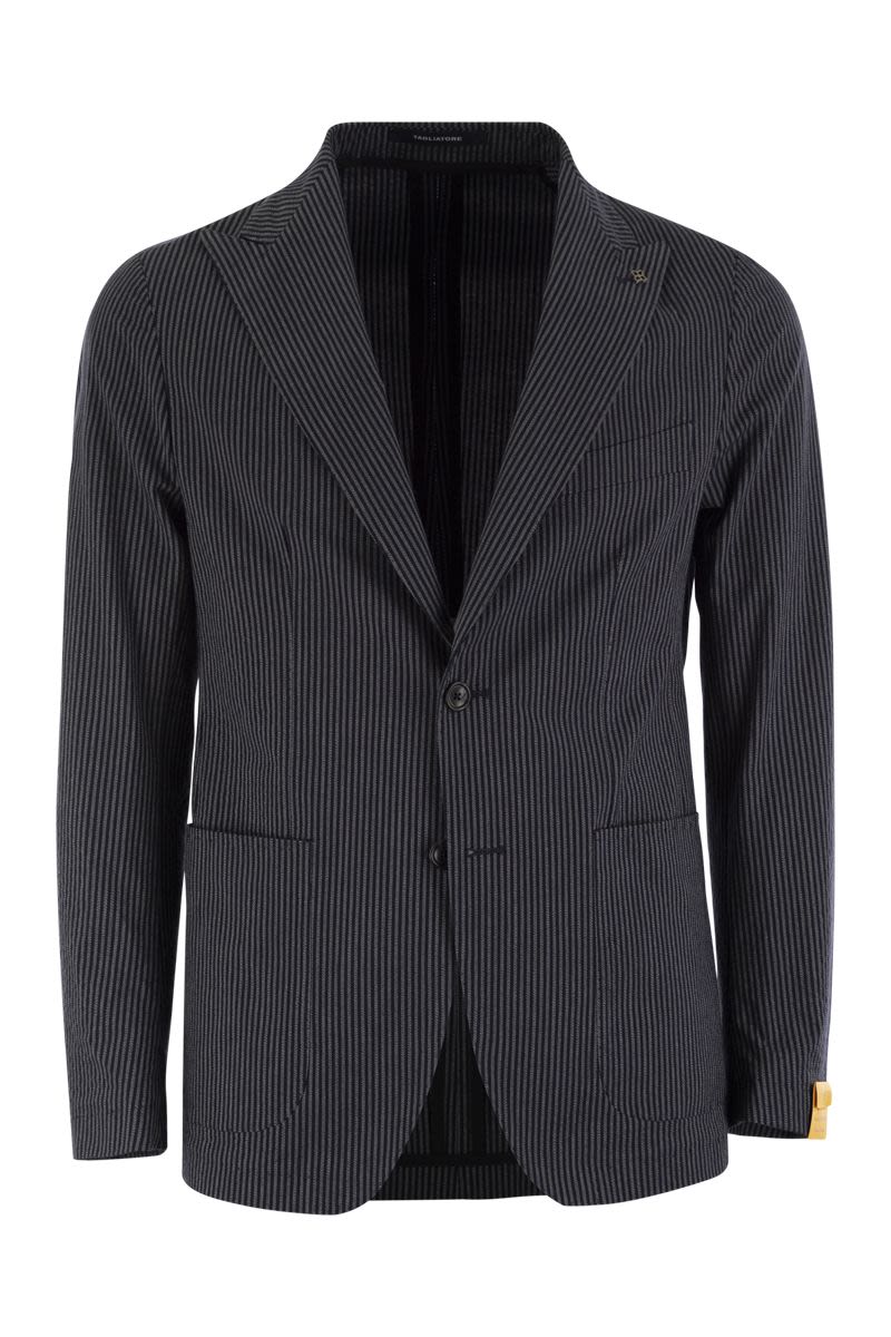 TAGLIATORE Two-Button Pinstripe Jacket