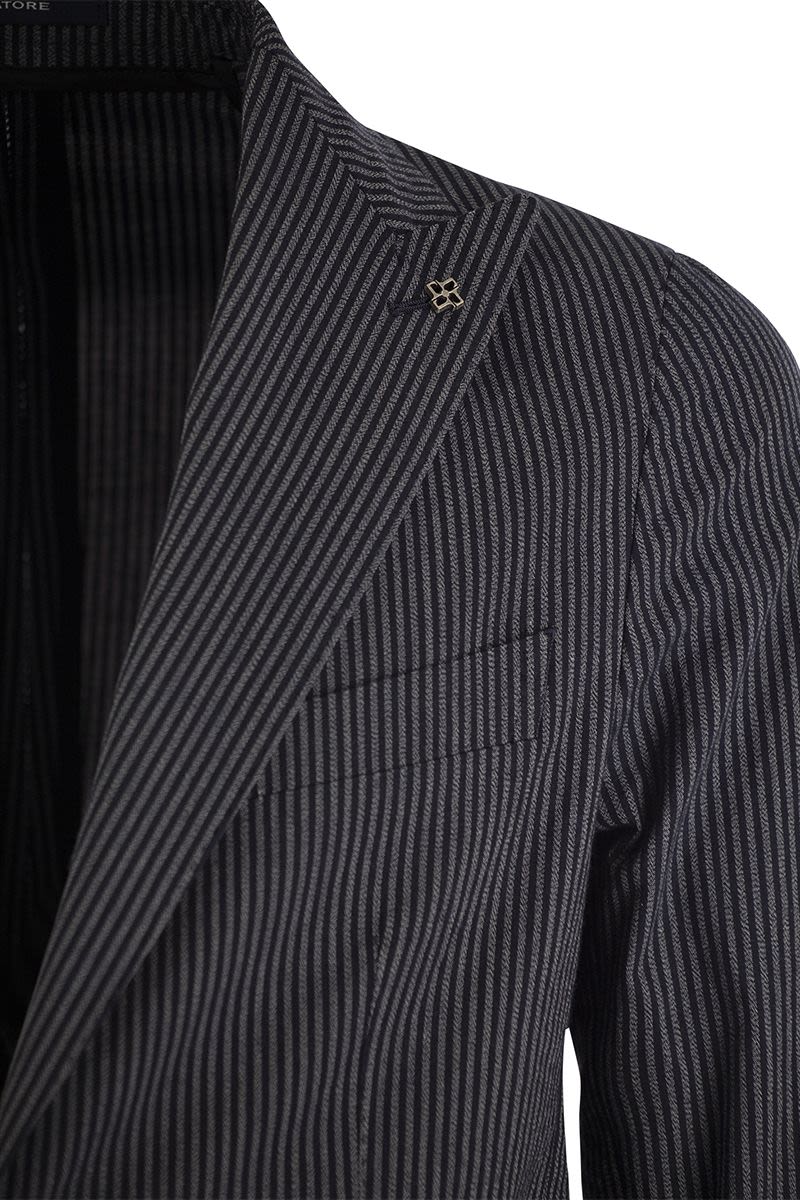 TAGLIATORE Two-Button Pinstripe Jacket