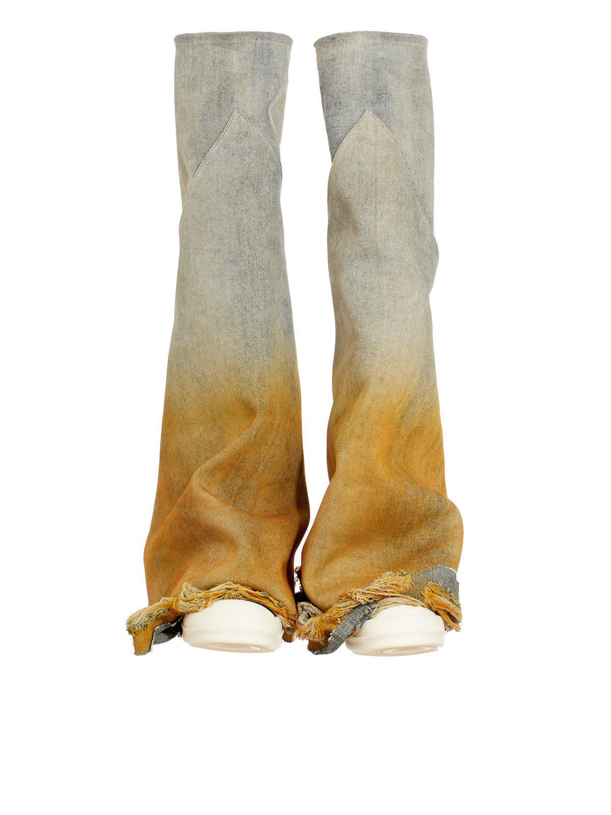 RICK OWENS Denim Fetish Ankle Boots for Women