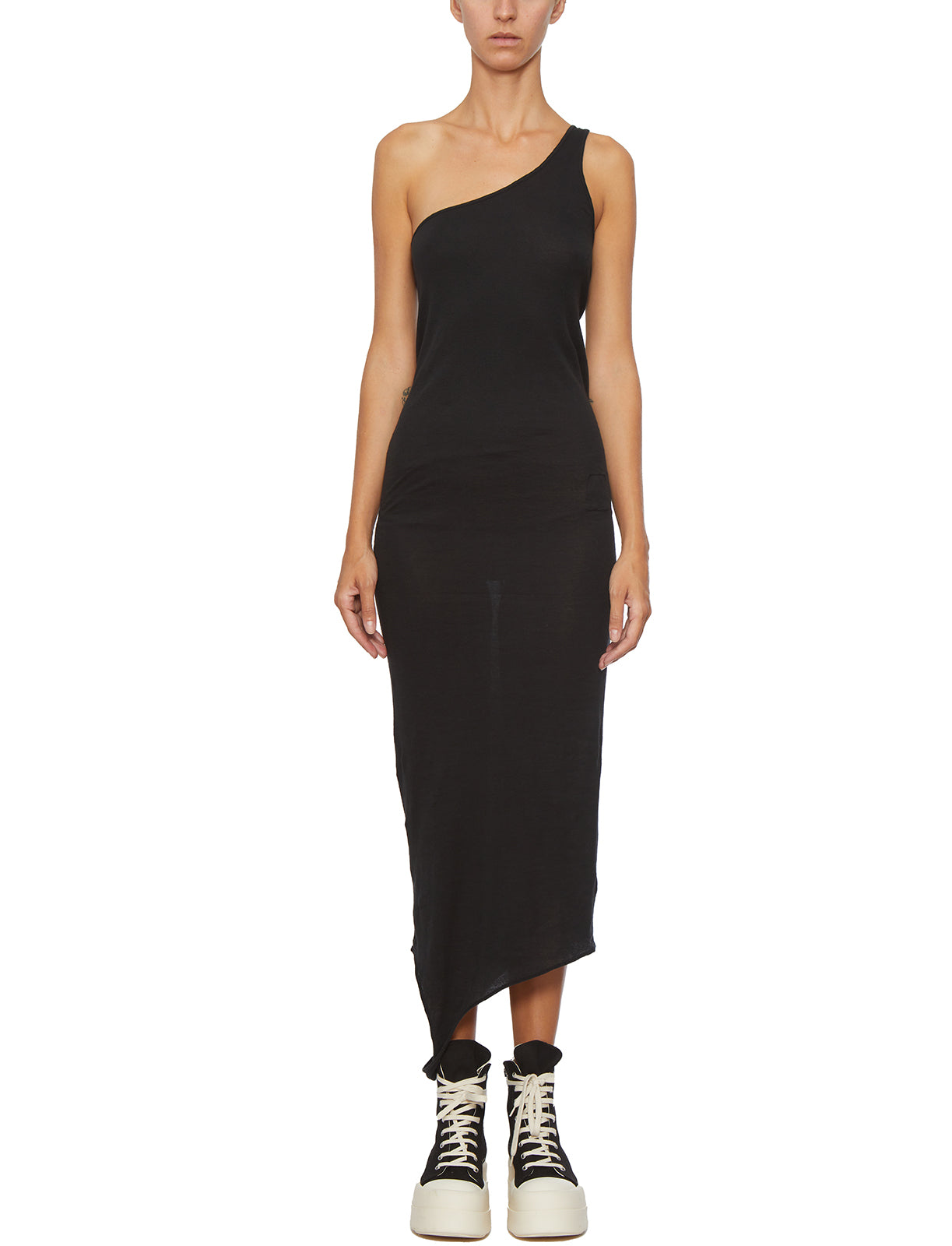 RICK OWENS Women's Mini Double-Layer Tank Top