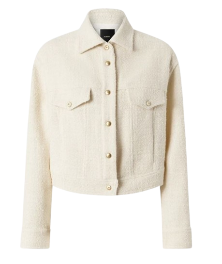 PINKO Cropped Tweed Jacket for Women