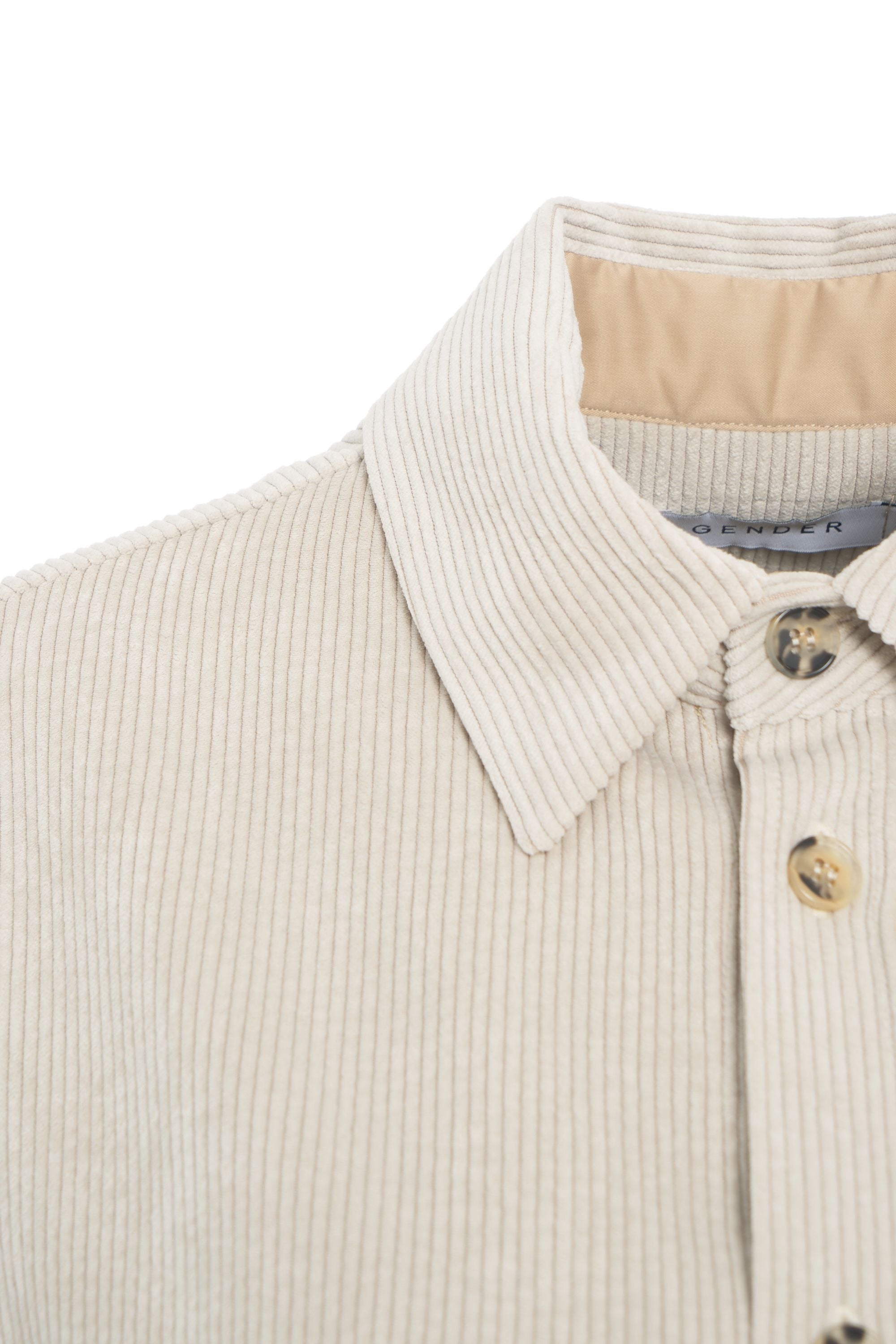 GENDER Corduroy Blouse with Classic Collar