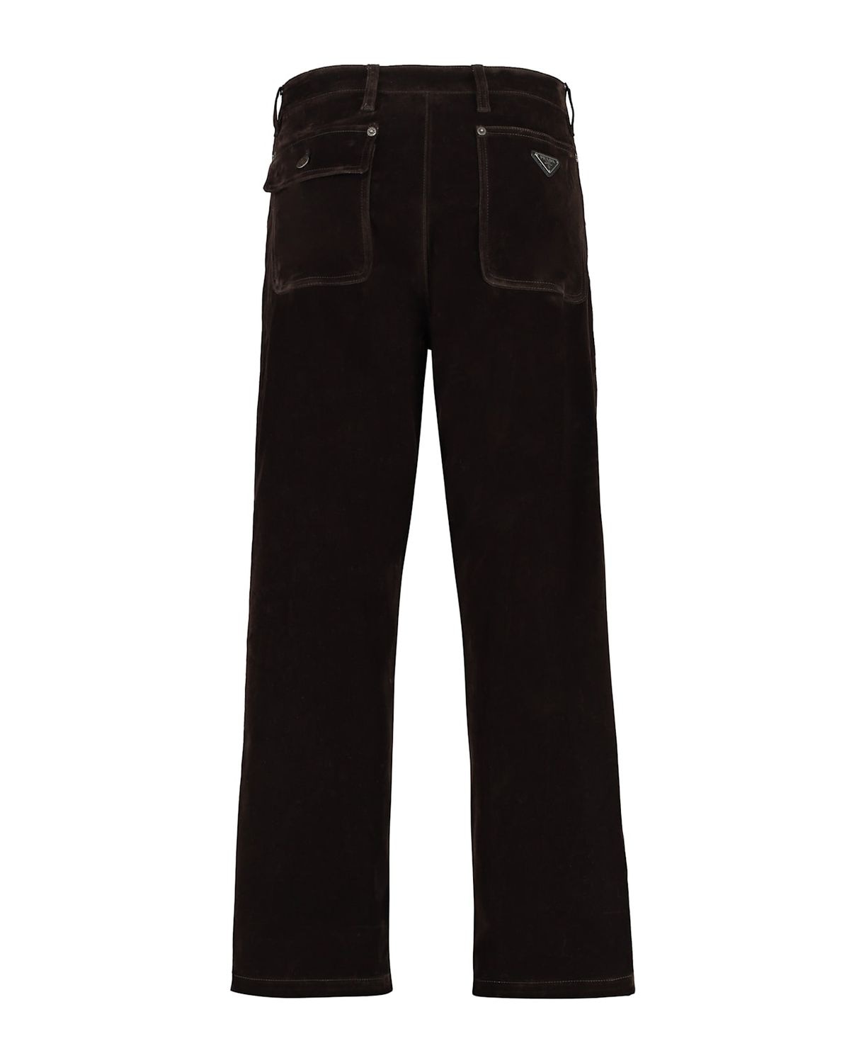 PRADA Men's Velvet Denim Trousers