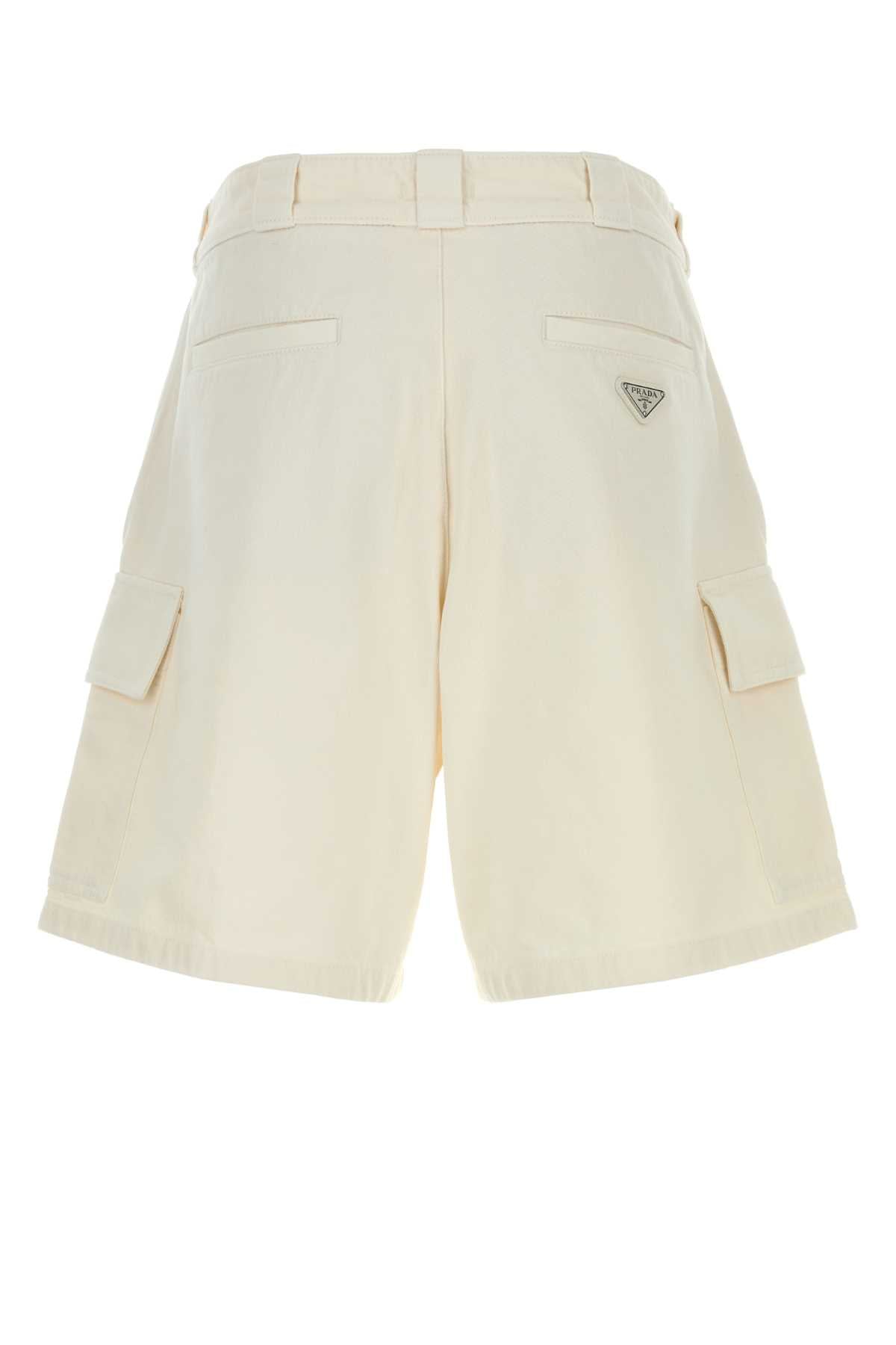 PRADA Men's Denim Bermuda Shorts