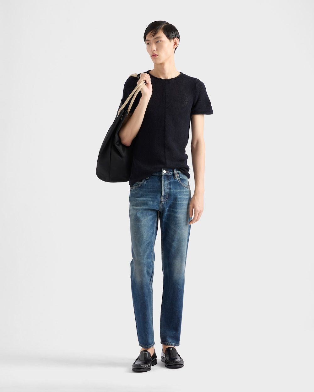 PRADA Denim 5-Pocket Pants for Men - FW25
