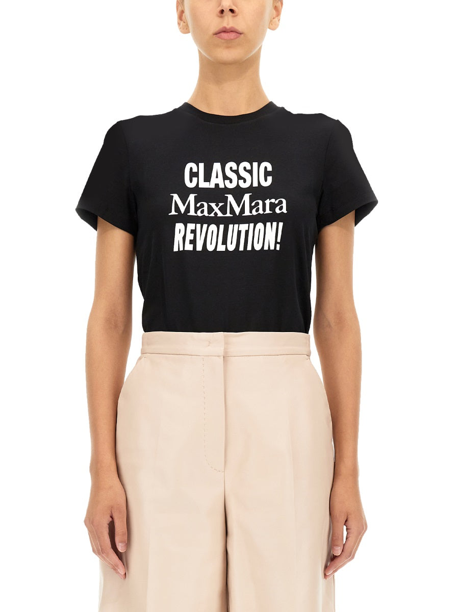 MAX MARA Chic Logo Print T-Shirt