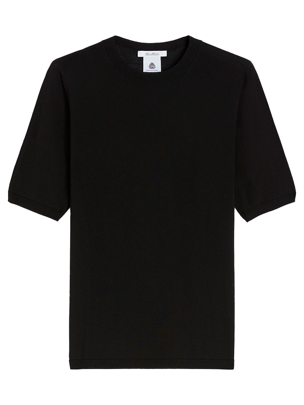 MAX MARA Short-Sleeved Basic Mini Wool Sweater