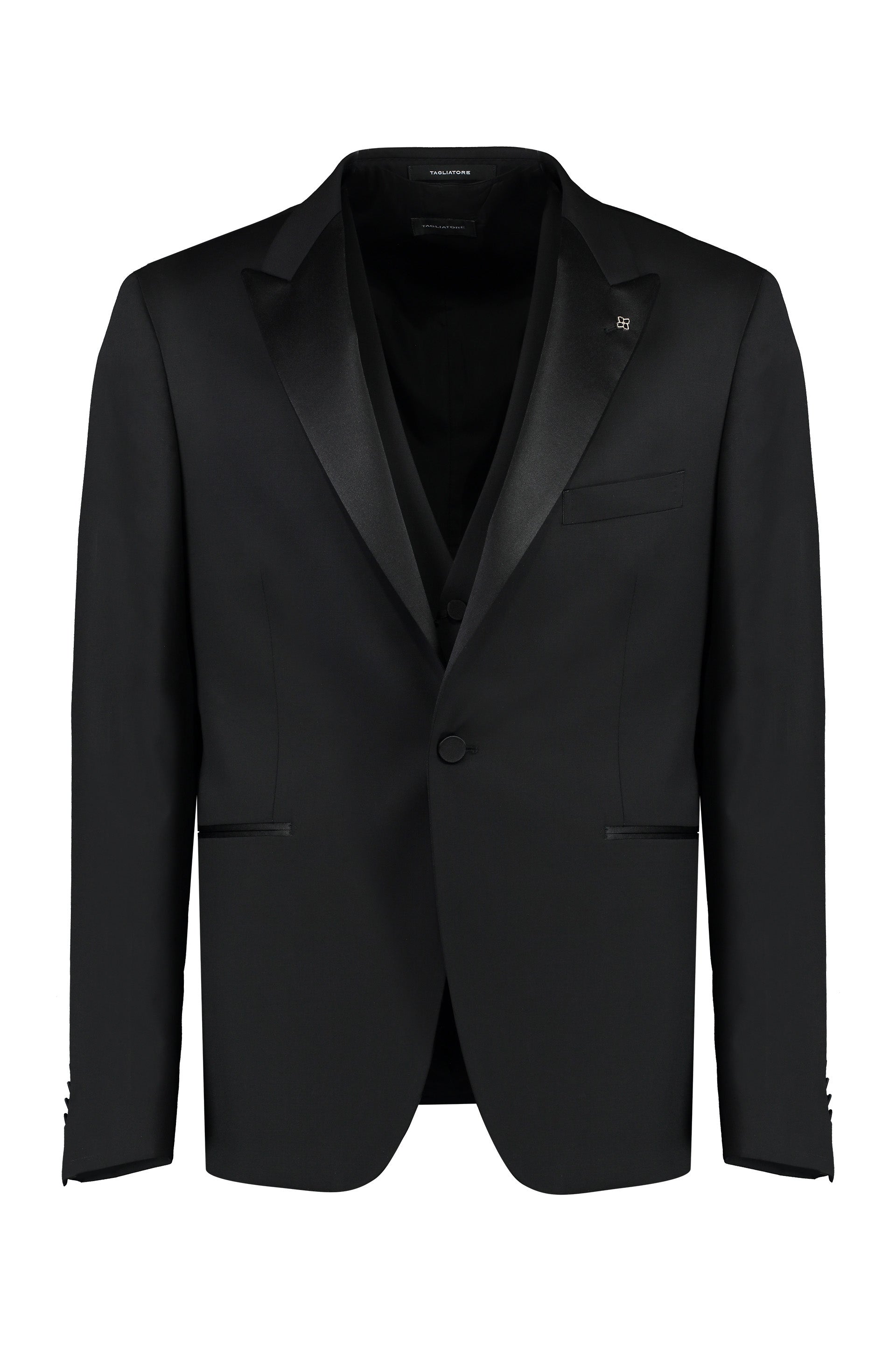 TAGLIATORE Men's Wool Vest - Size 48