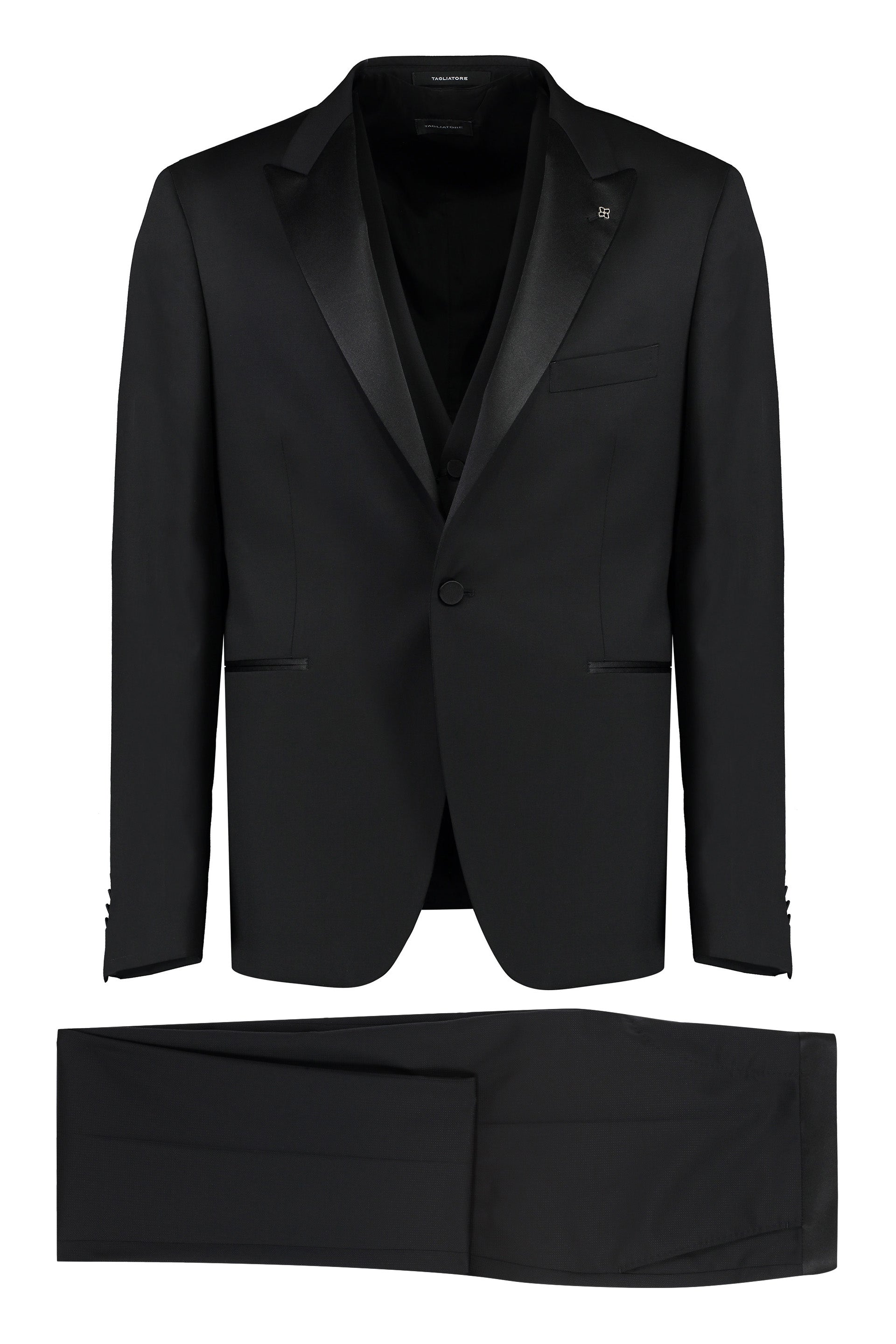 TAGLIATORE Men's Wool Vest - Size 48