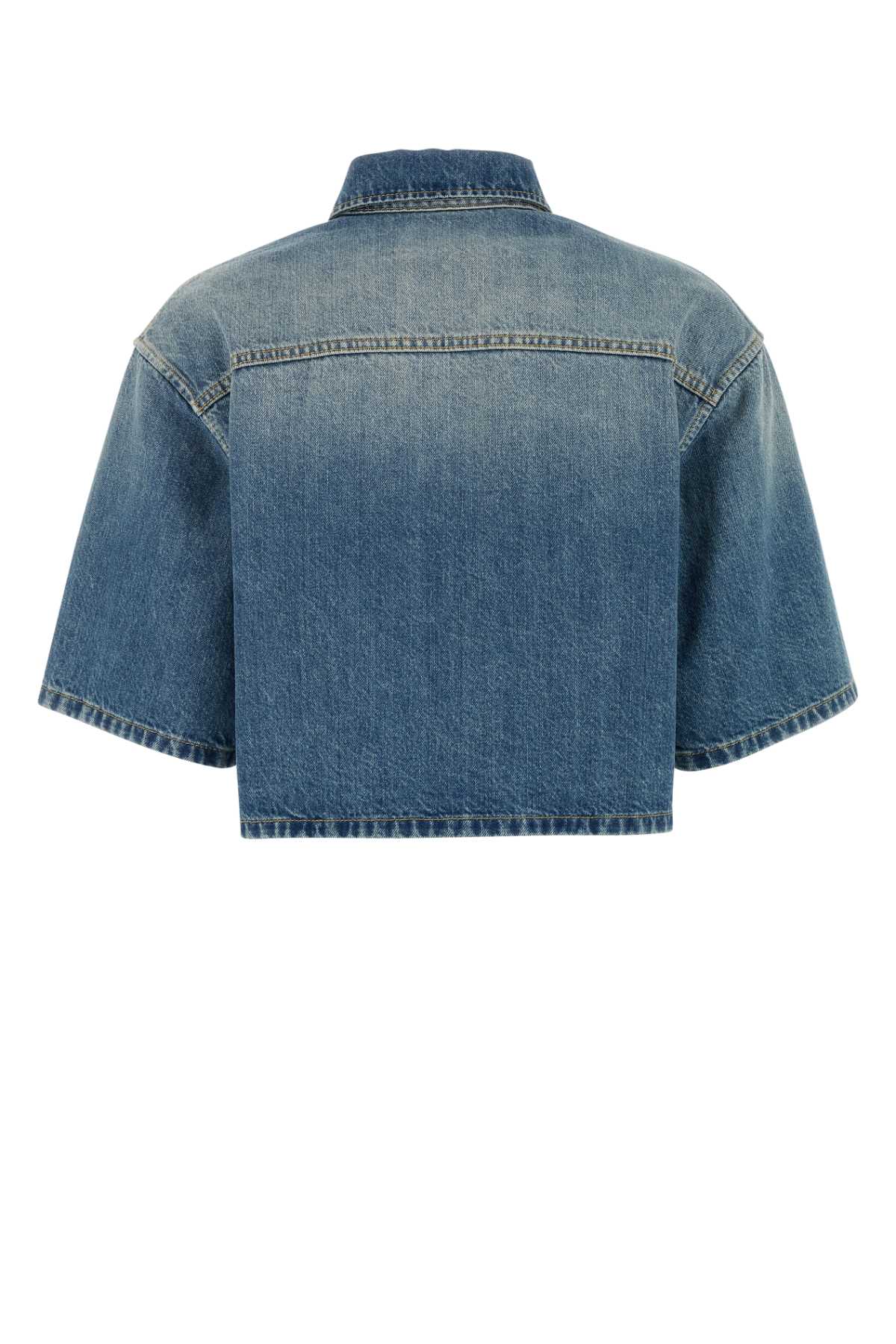 PRADA Denim Shirt for Women - FW25 Collection