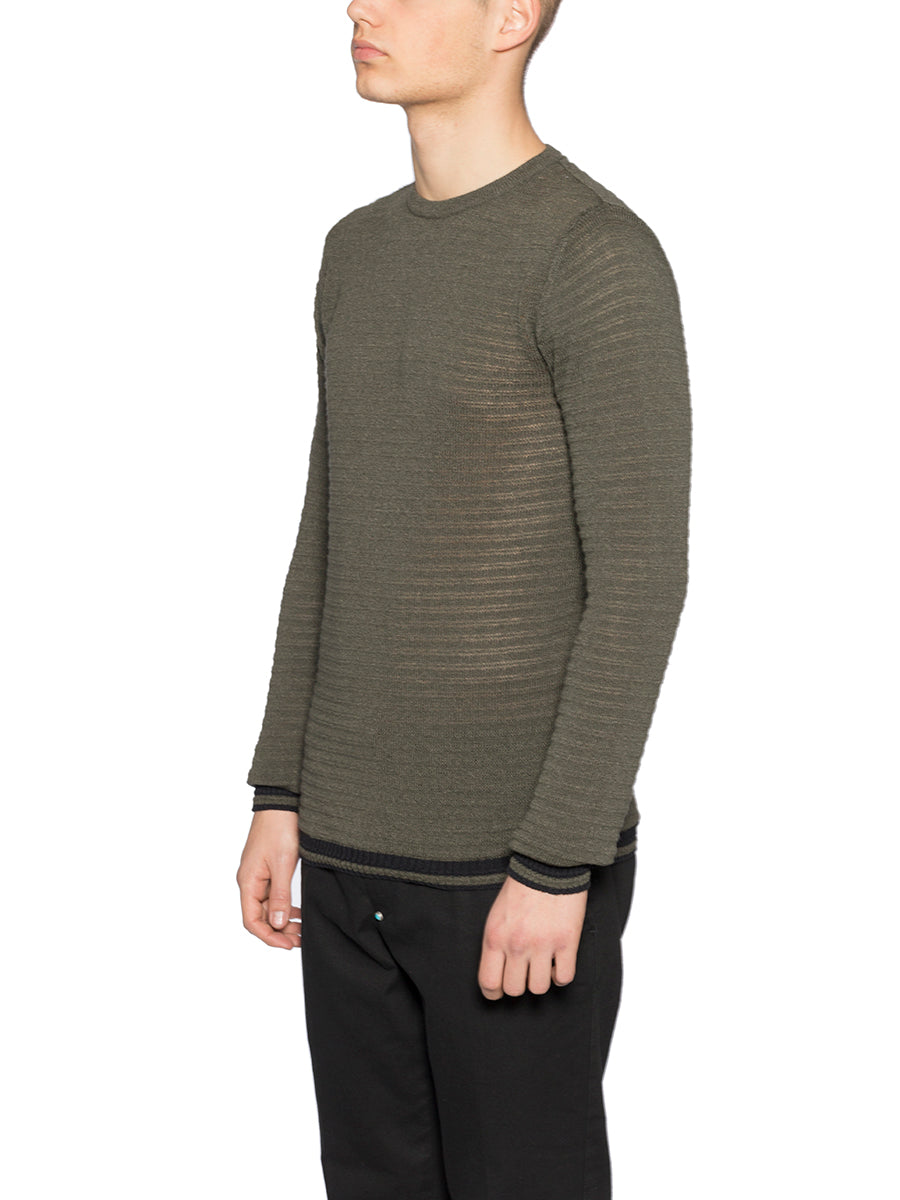 DANIELE ALESSANDRINI Cotton Crew Neck Sweater Size 50 for Men