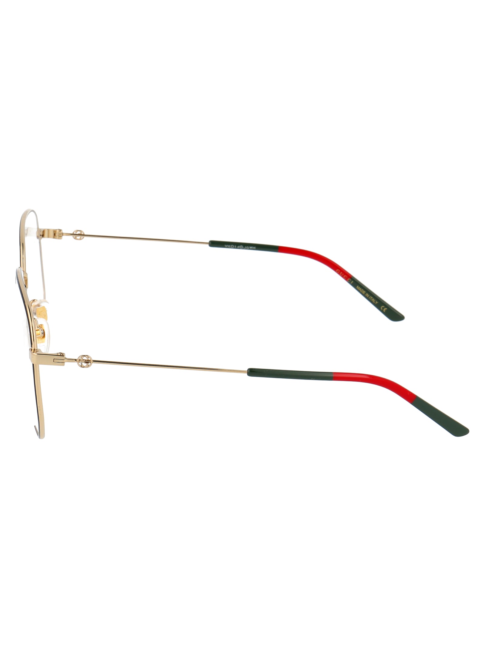 GUCCI Transparent Metal Glasses for Women