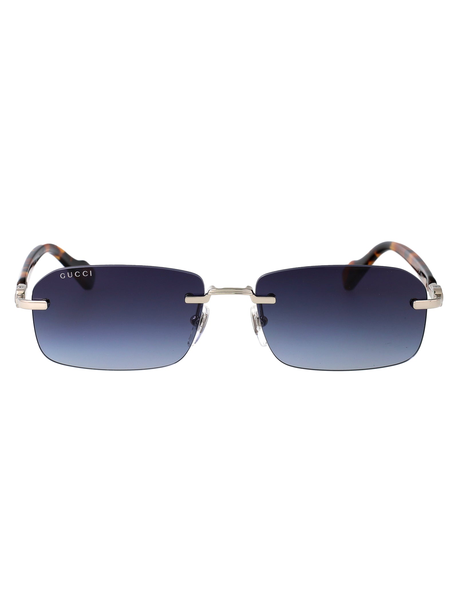 GUCCI Metallic Havana Sunglasses
