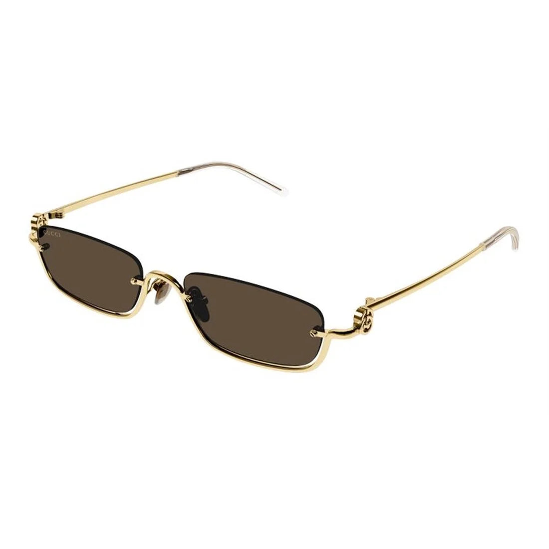 GUCCI Classic Unisex Sunglasses with Gold Frame