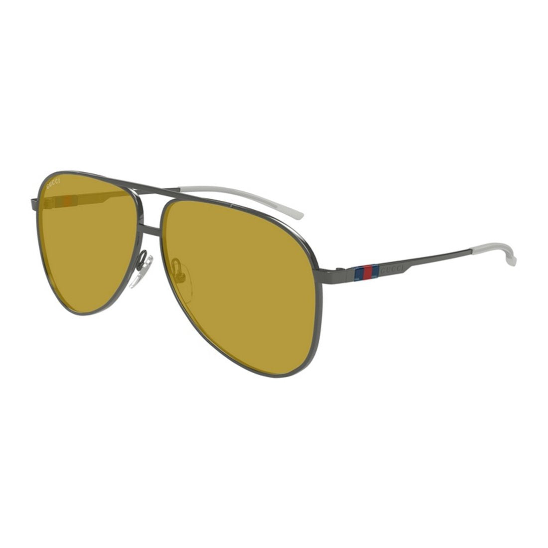GUCCI Ruthenium Metal Sunglasses