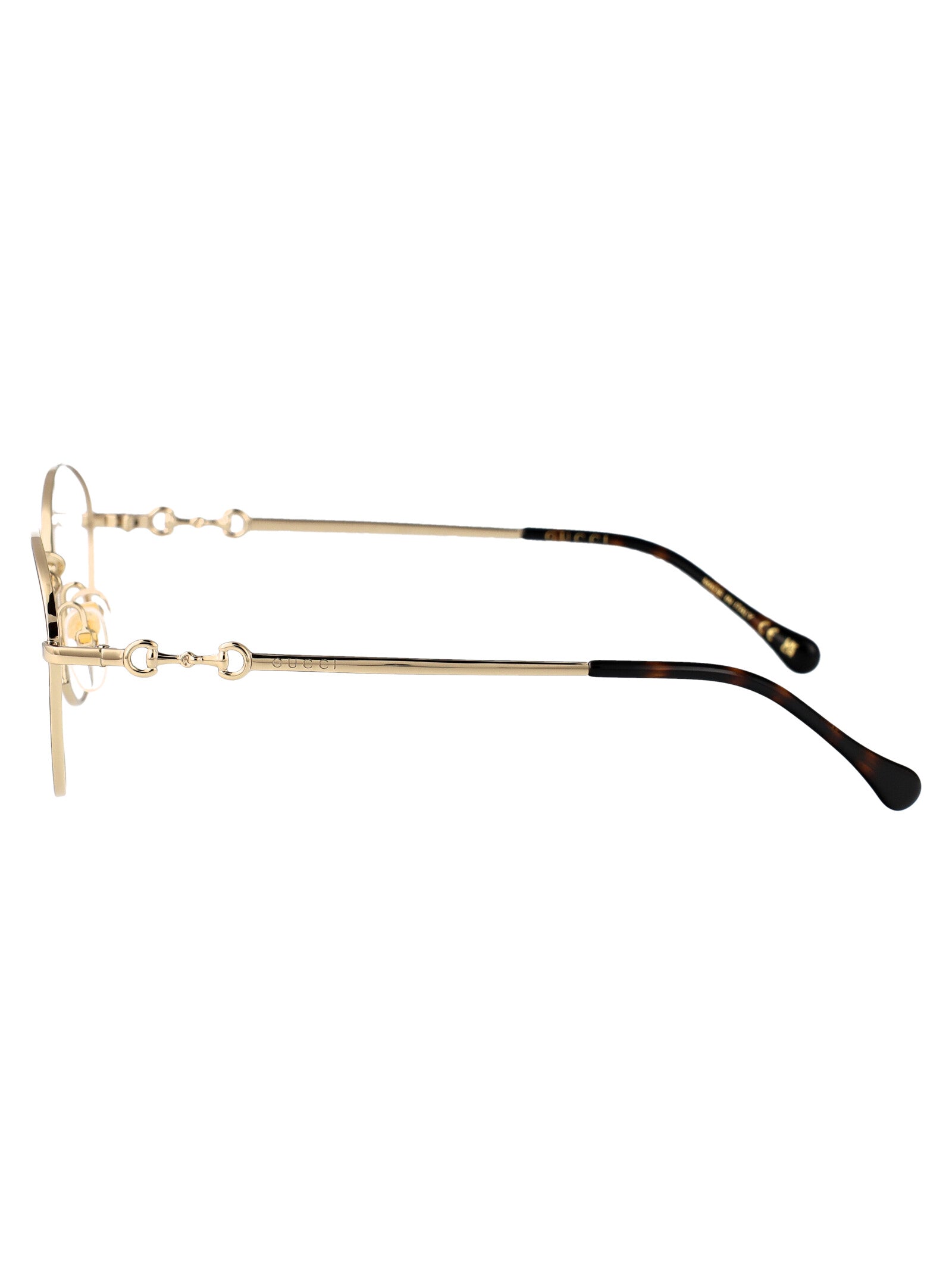 GUCCI Transparent Metal Optical Glasses for Women