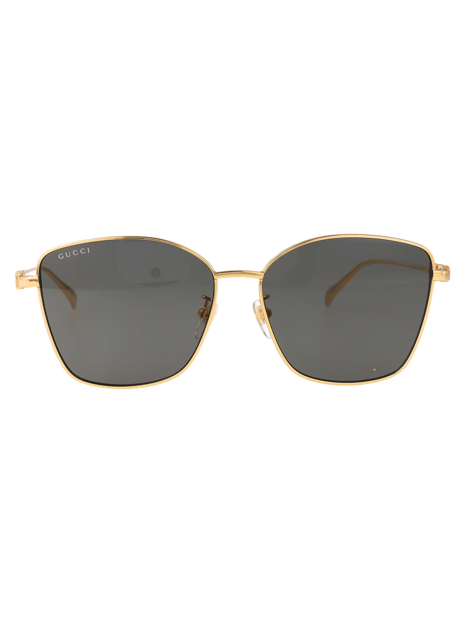 GUCCI Metallic Gold Sunglasses