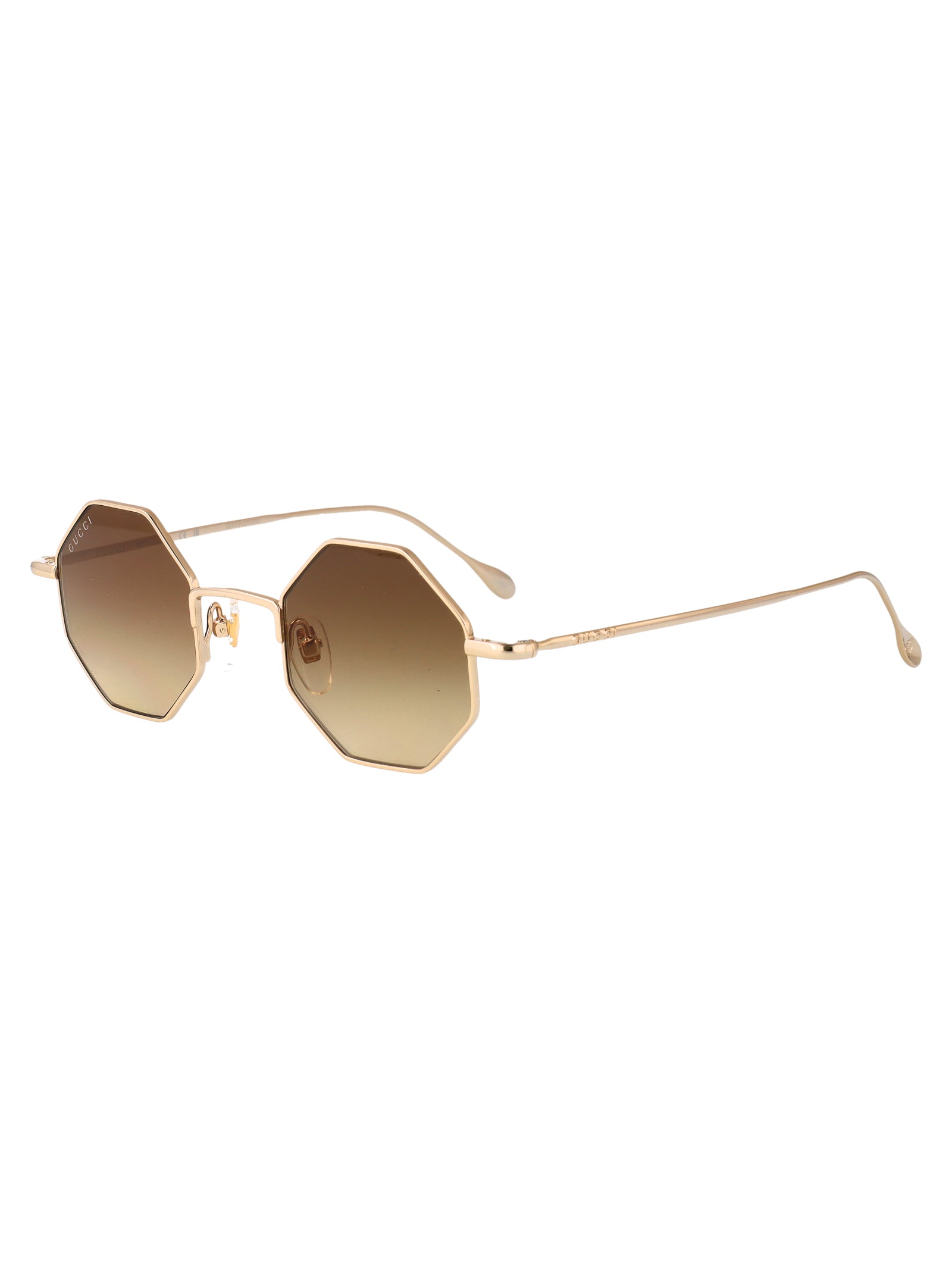 GUCCI Metal Frame Sunglasses
