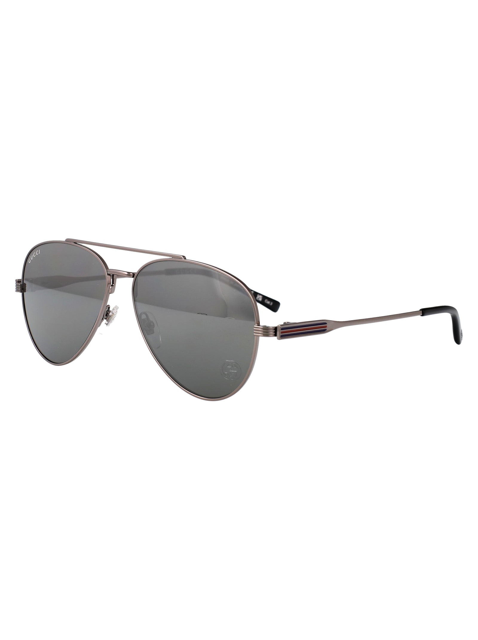 GUCCI Ruthenium Metal Sunglasses for Women - GG1874S