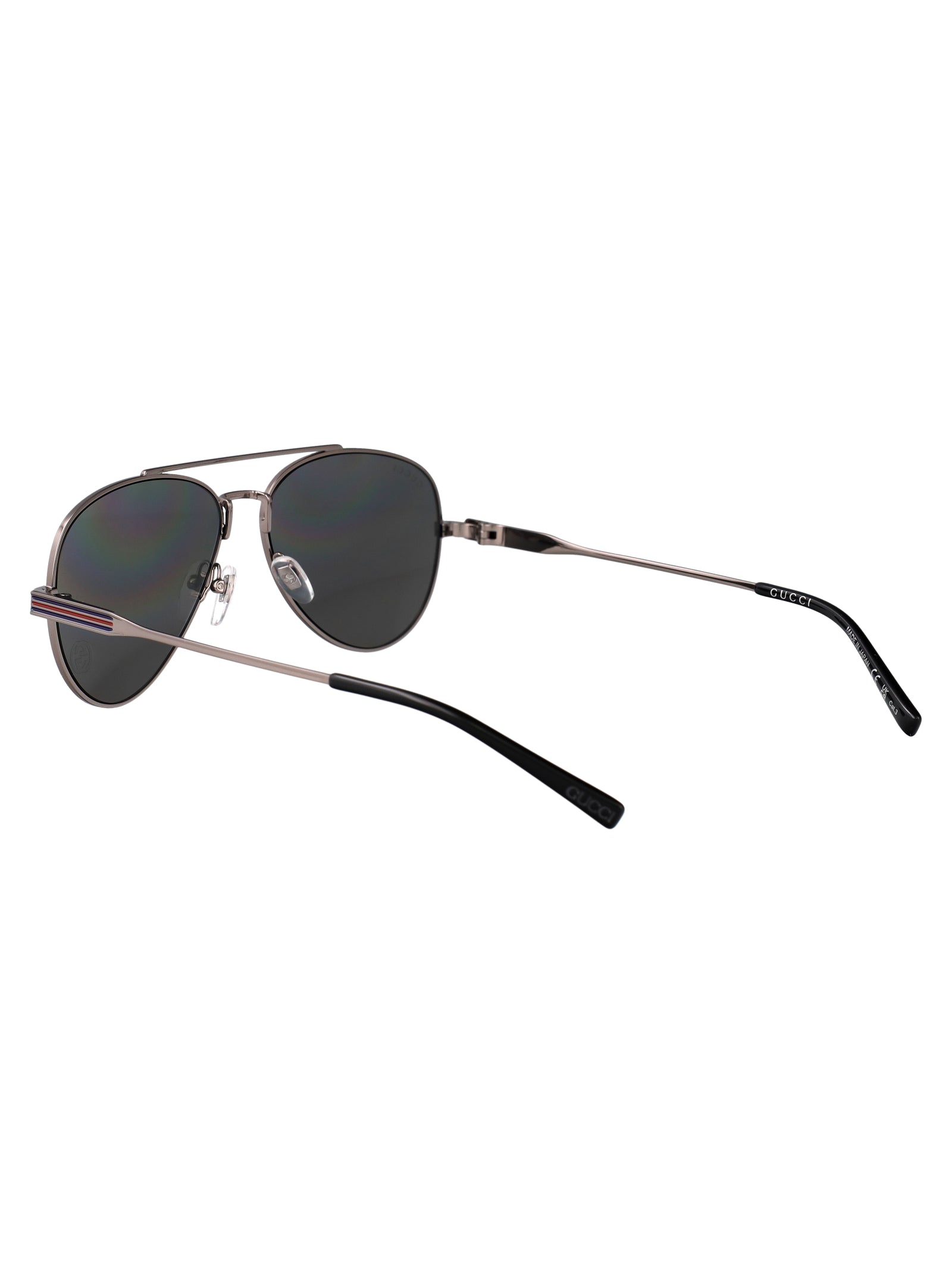 GUCCI Ruthenium Metal Sunglasses for Women - GG1874S