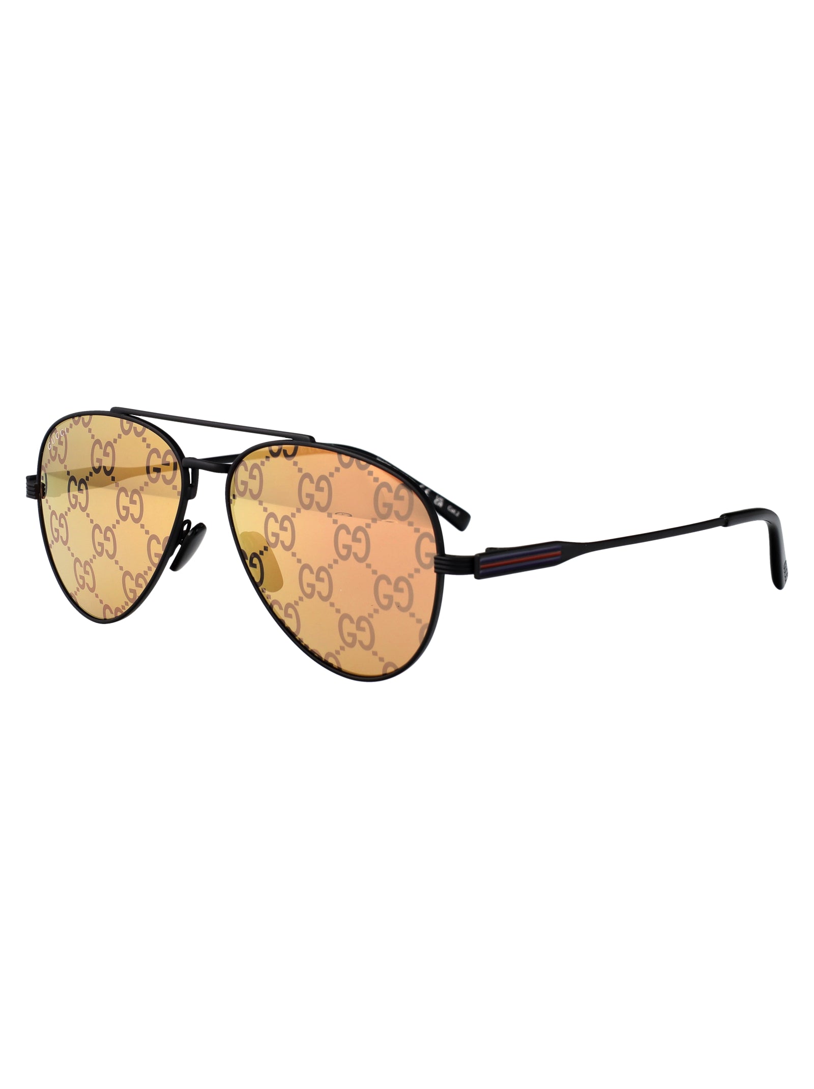 GUCCI Unisex Classic Round Metal Sunglasses