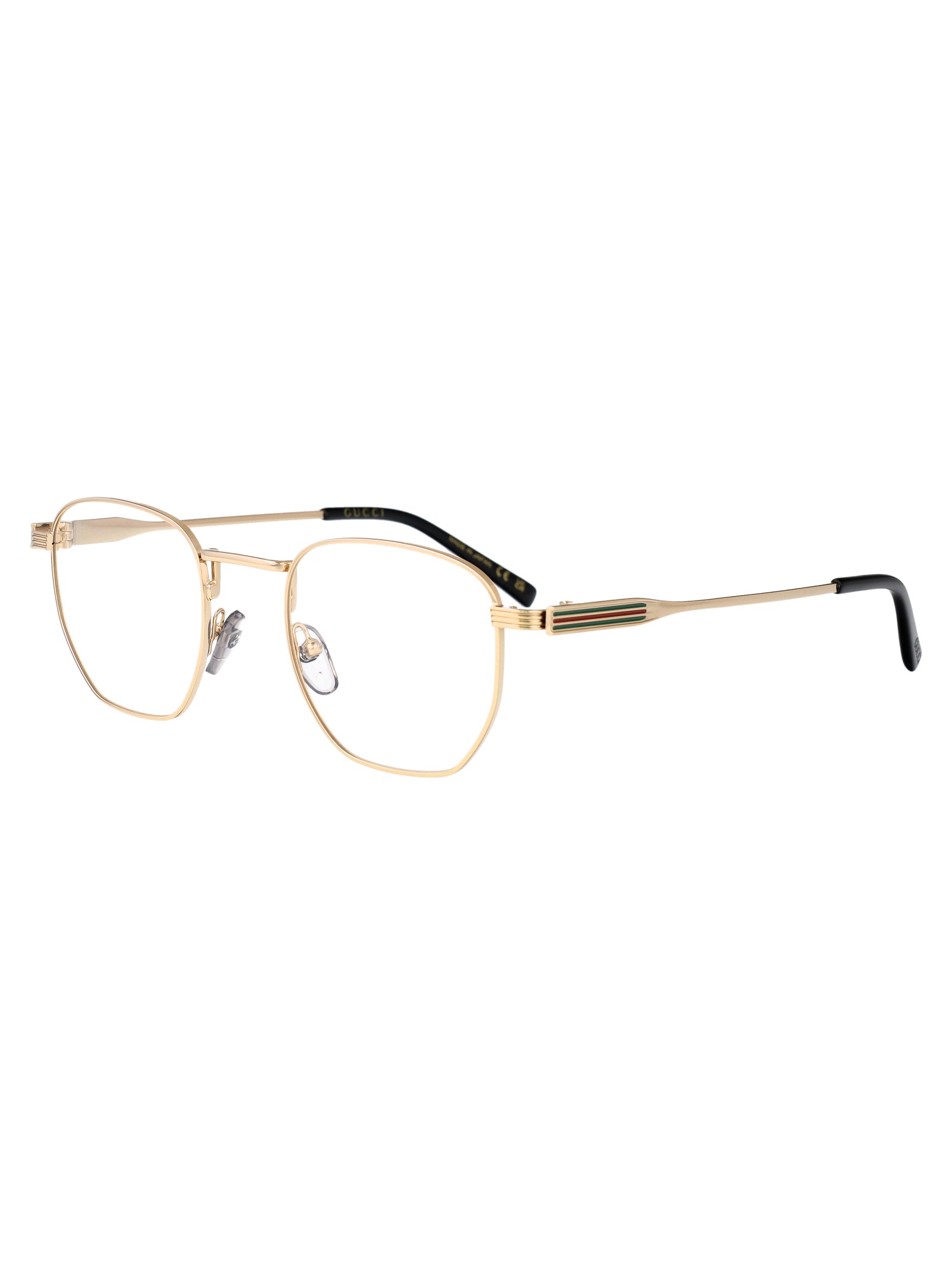 GUCCI Chic Transparent Metal Optical Glasses for Women