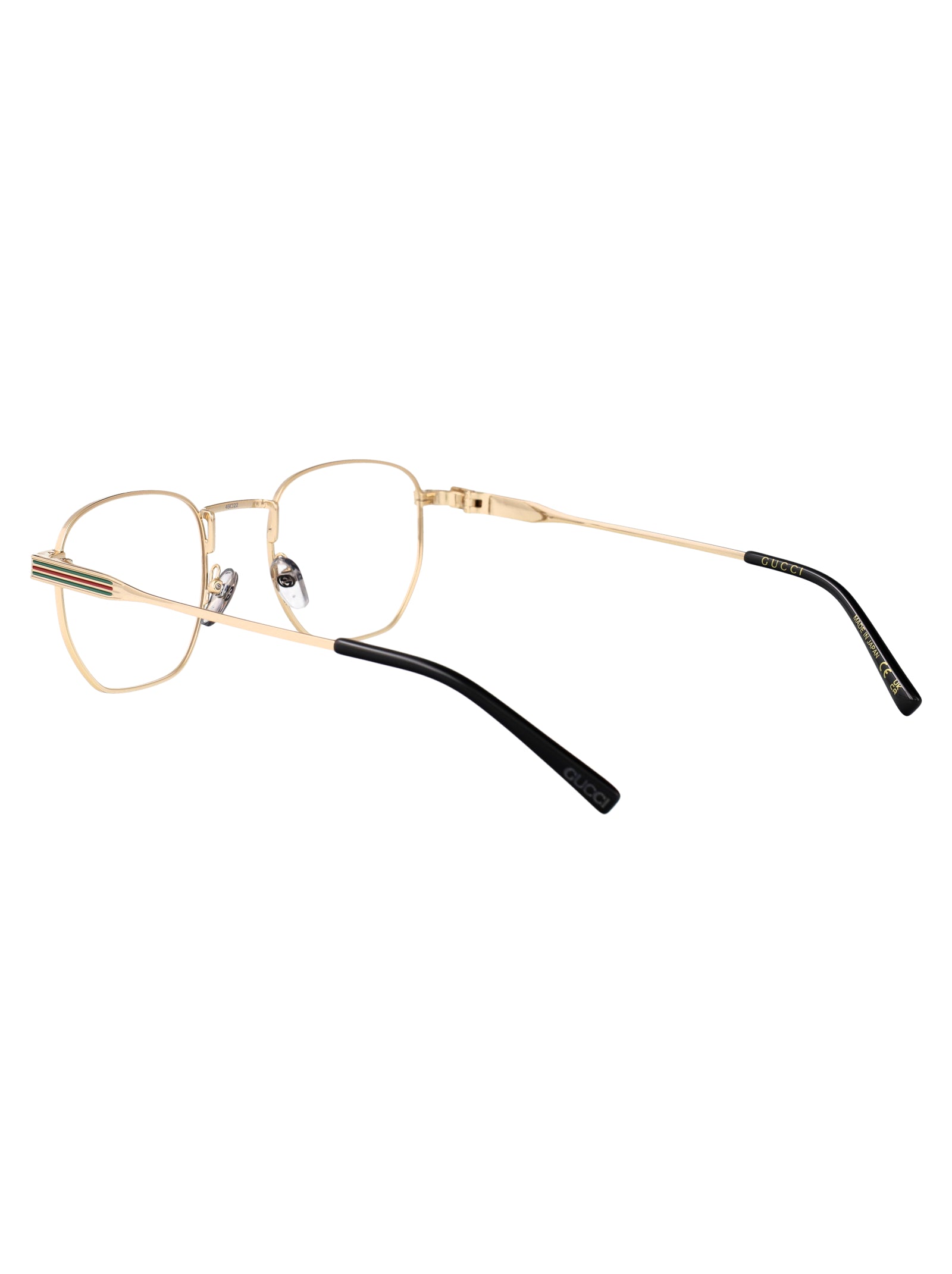 GUCCI Chic Transparent Metal Optical Glasses for Women