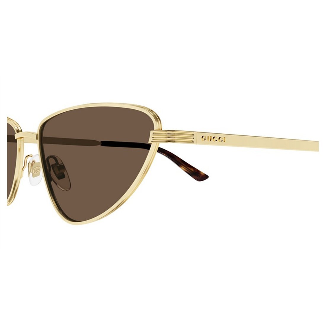 GUCCI Elegant Mini Round Metal Sunglasses for Women