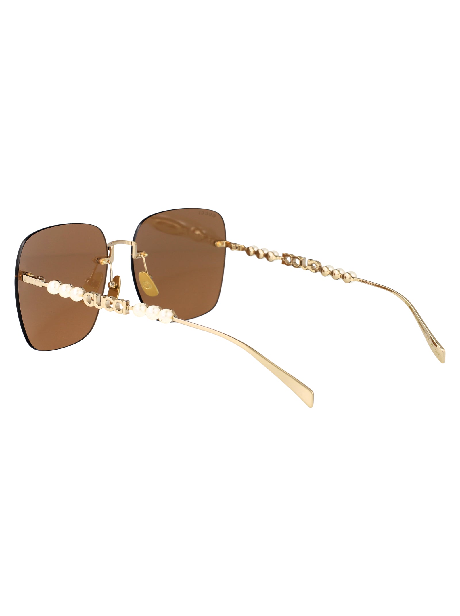 GUCCI Metallic Gold Sunglasses for Women