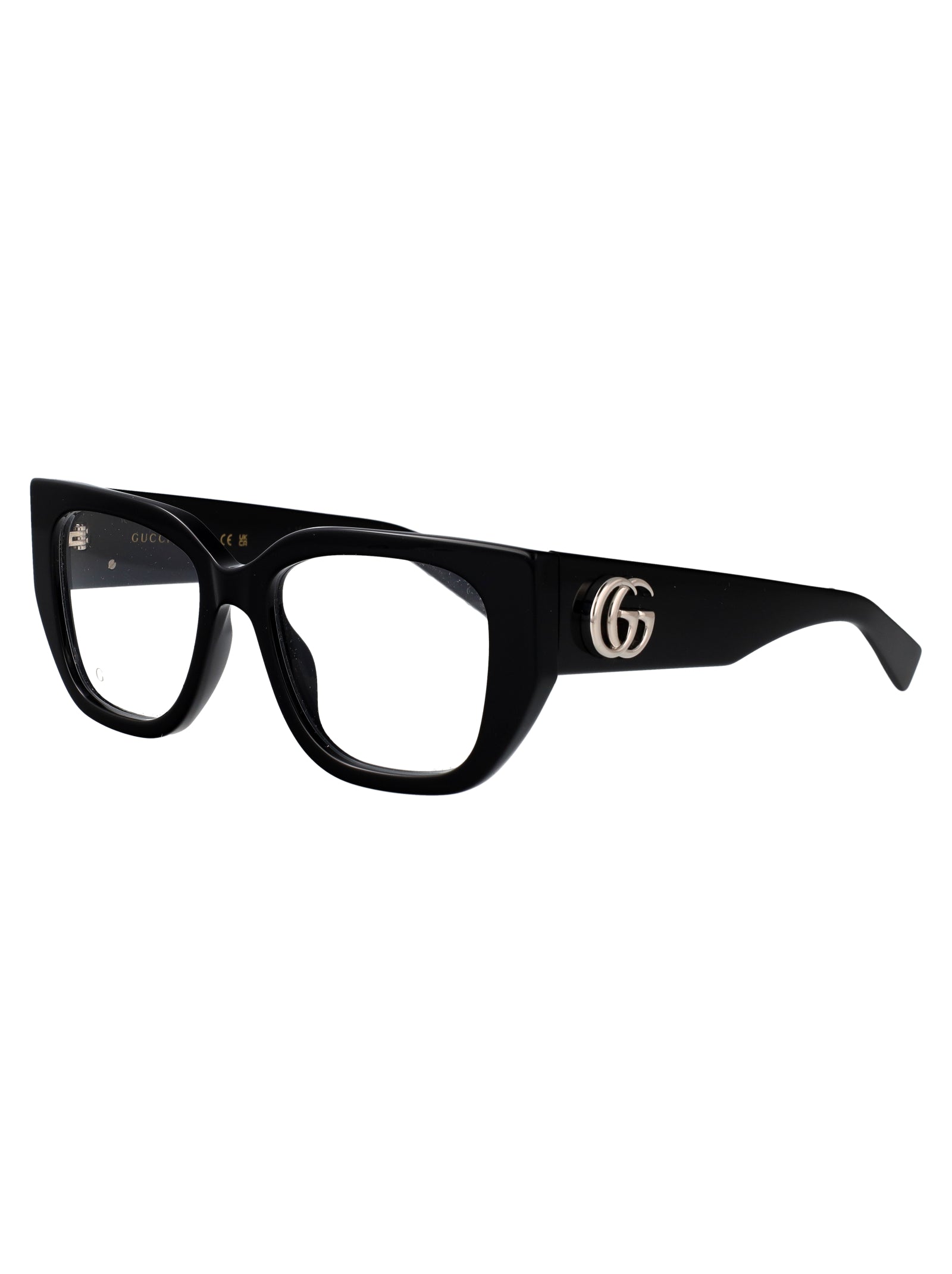 GUCCI Transparent Recycled Acetate Optical Glasses for Women