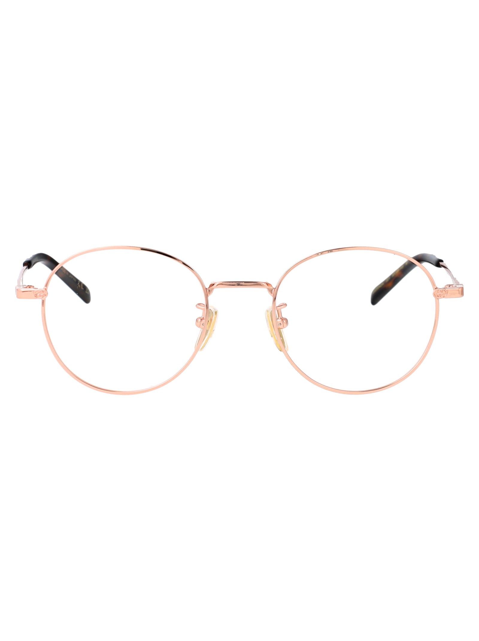 GUCCI Chic Transparent Metal Optical Glasses for Women