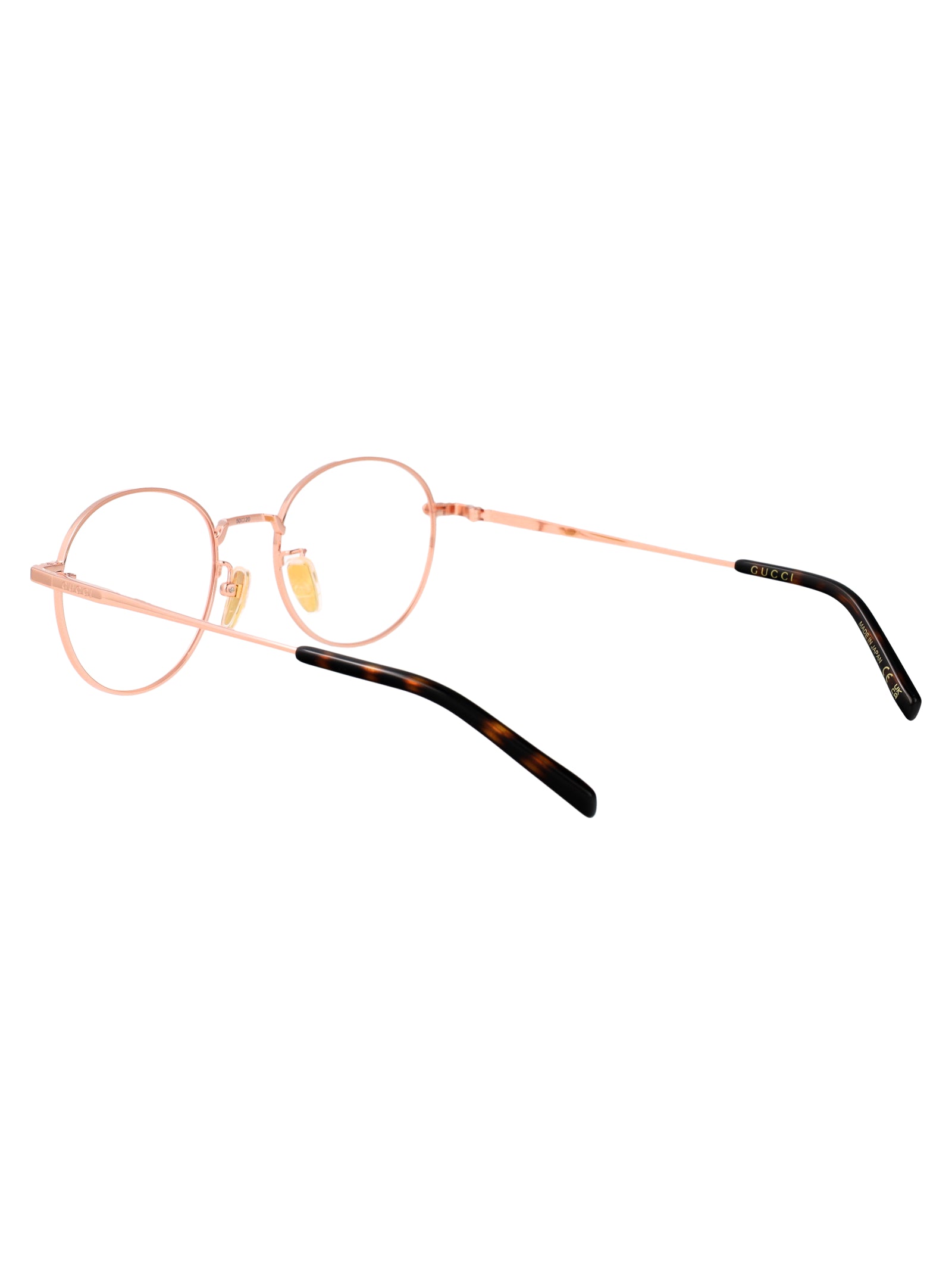 GUCCI Chic Transparent Metal Optical Glasses for Women