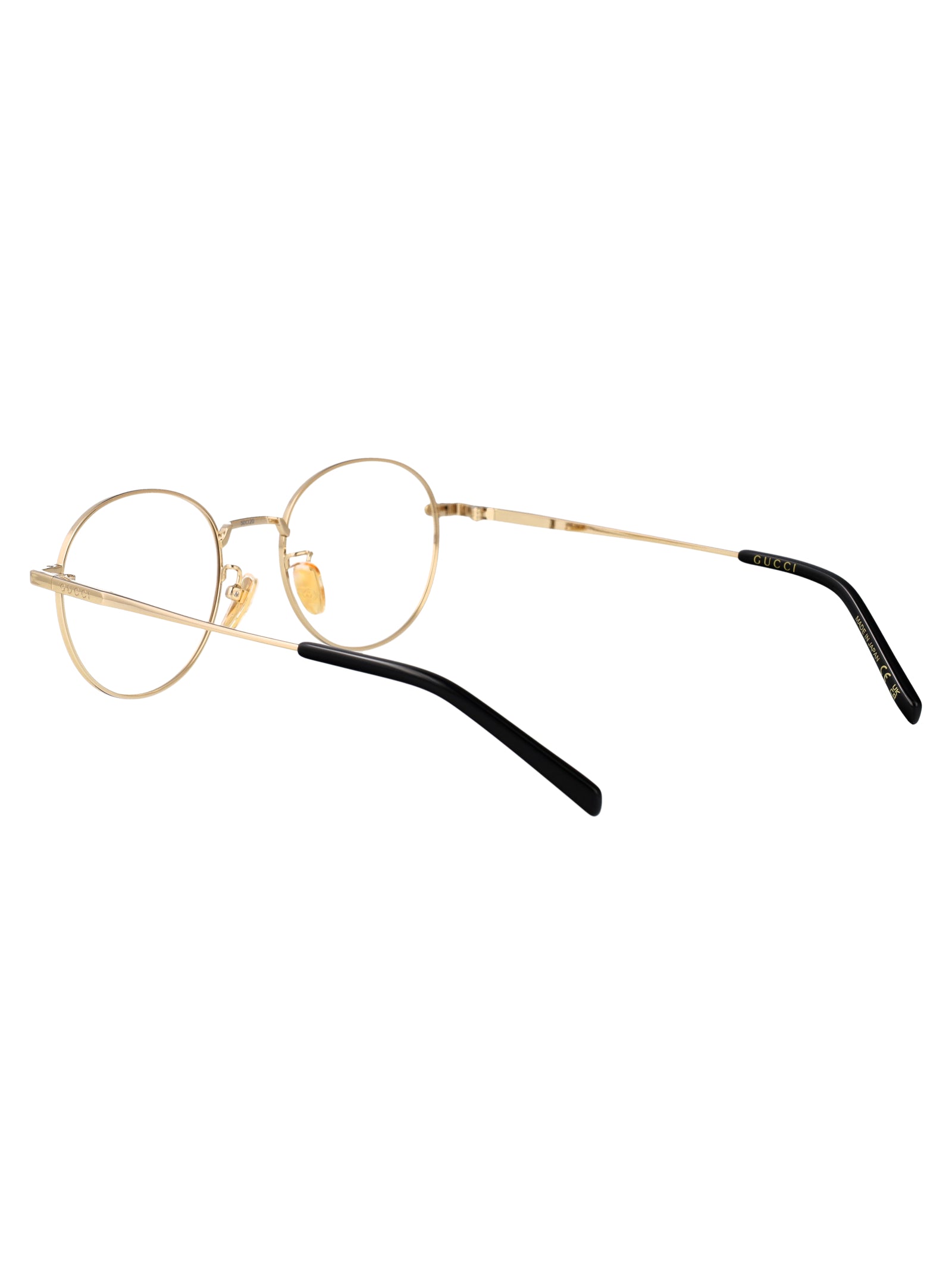 GUCCI Transparent Metal Optical Glasses for Women