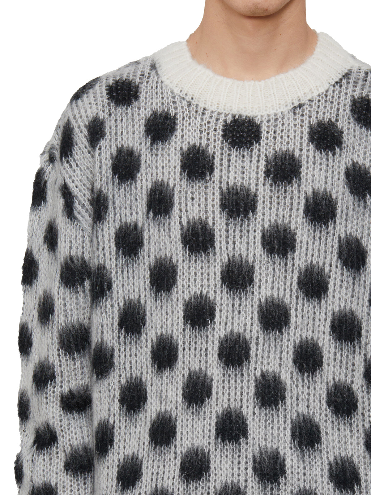 MARNI Polka Dot Mohair Sweater - Size 48