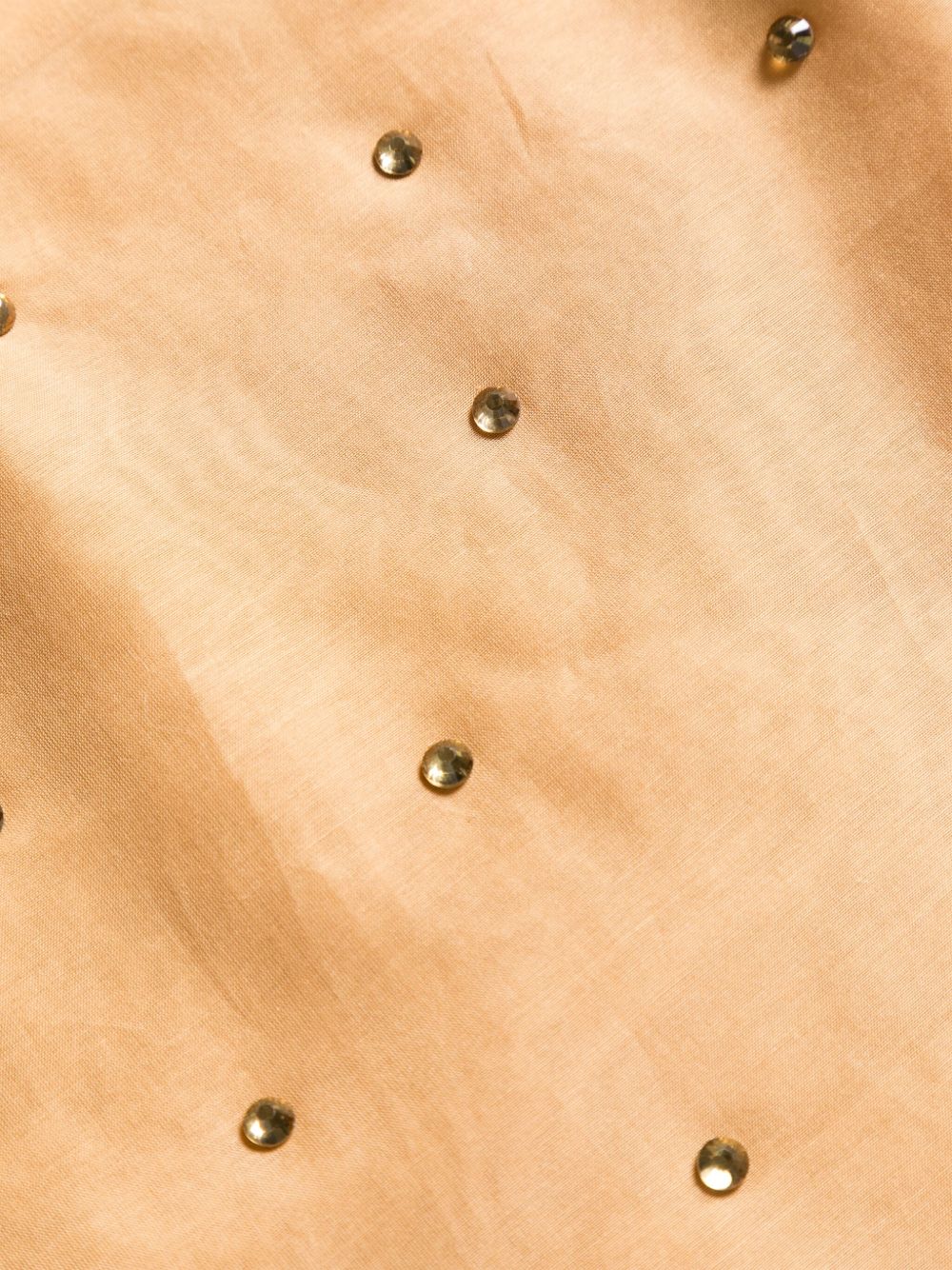 OSÉREE Cotton-Silk Crystal Tie Mini Skirt