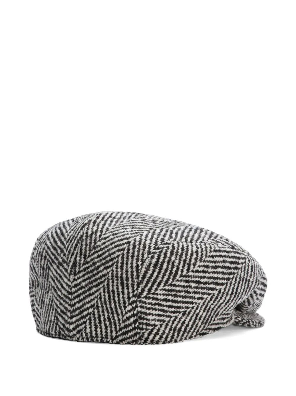 DOLCE & GABBANA Chevron Flat Cap for Men - FW25 Collection