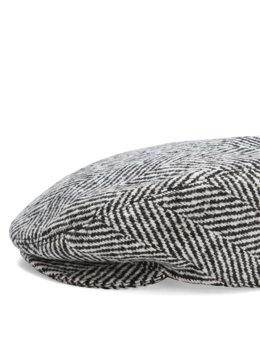 DOLCE & GABBANA Chevron Flat Cap for Men - FW25 Collection
