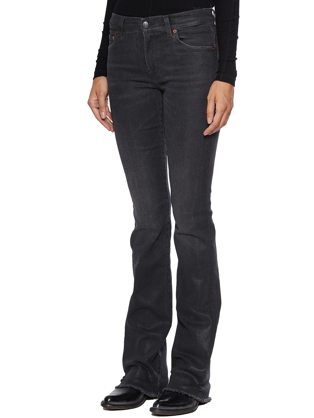 HAIKURE Women's Slim Fit Jeans Size 26 with 5 Pockets