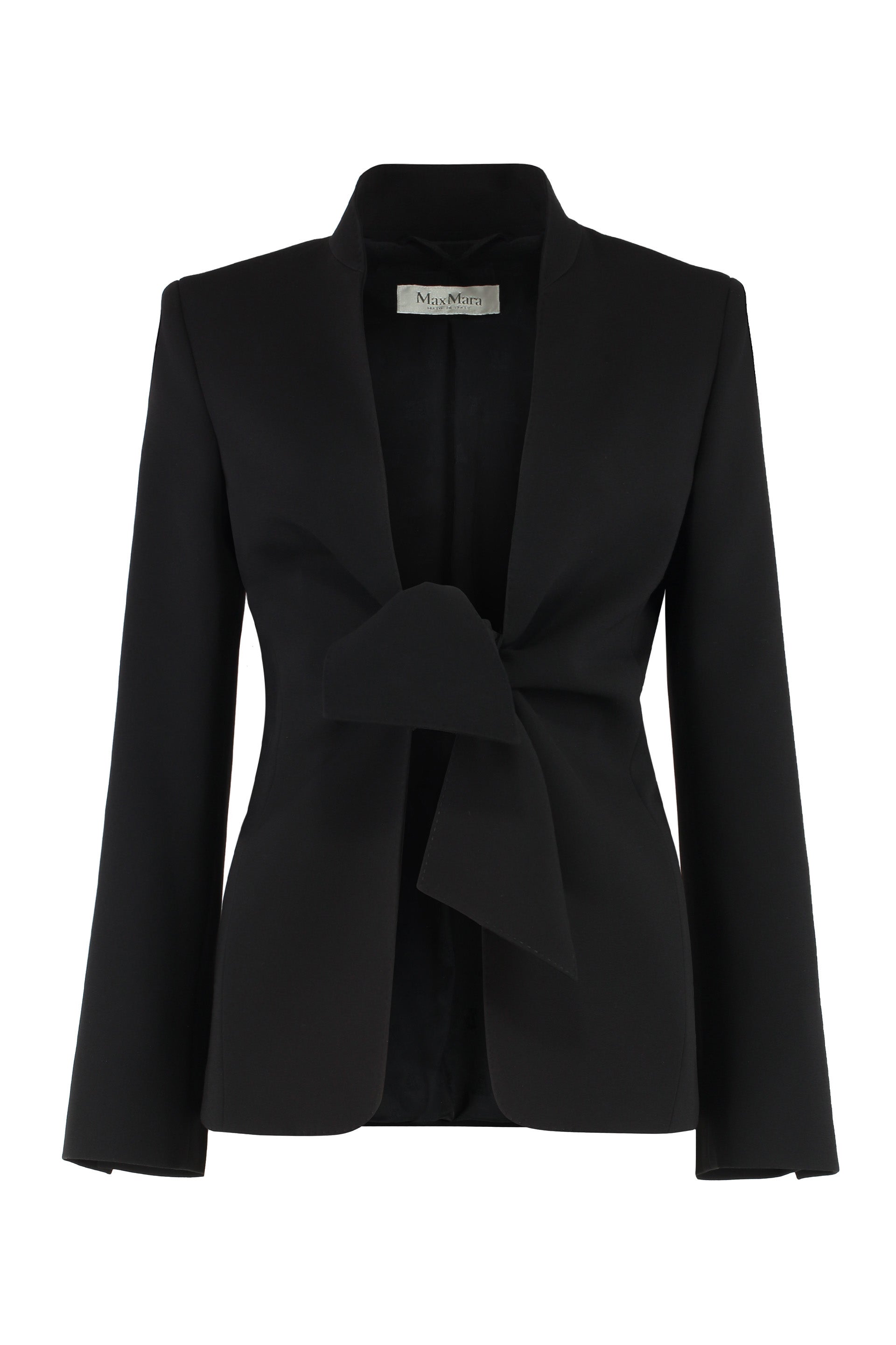 MAX MARA Tailored Cady Blazer with Padded Shoulders for Women